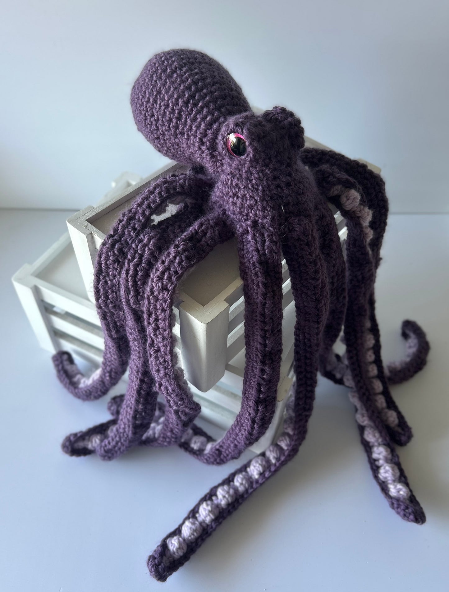 Small Anchor the Octopus - Crochet Plush - Acrylic Yarn