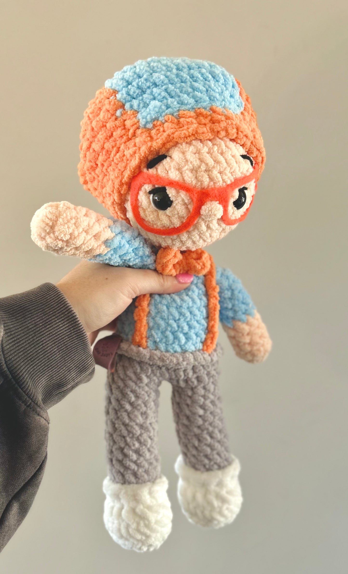 Blippi & Mrs Rachel Inspired - Crochet Plush Dolls