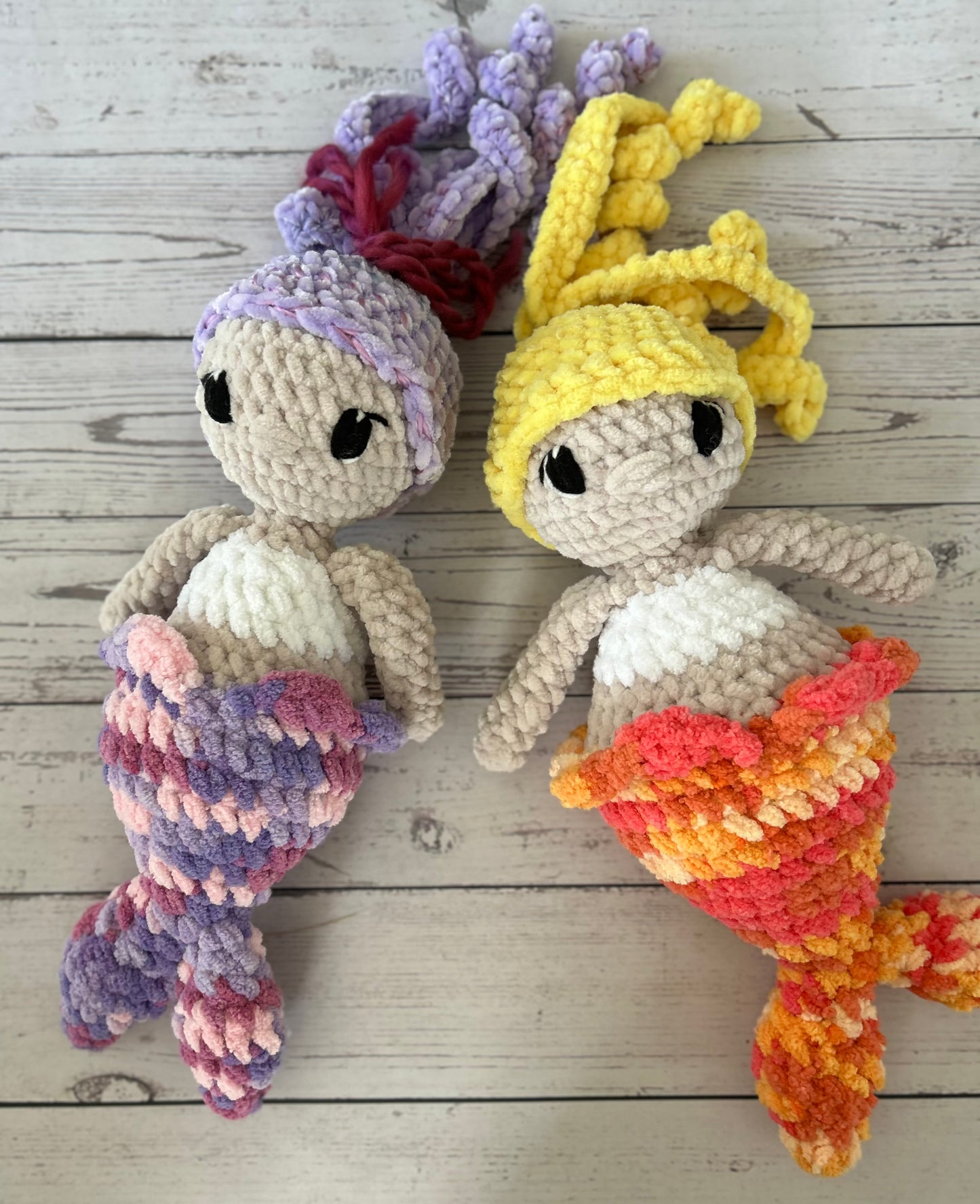 Mermaid - Crochet Plush Toys / Dolls