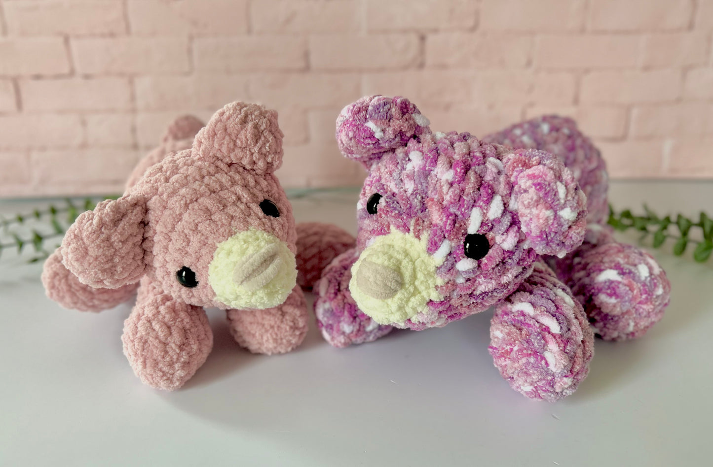 Beam Bear - Knotted Crochet Plushie