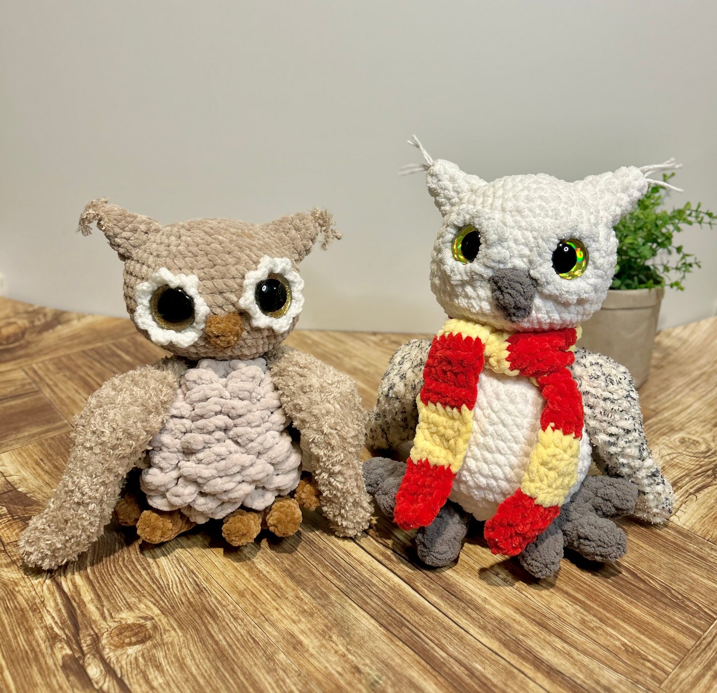 Crochet Owls - Plush Soft Toy
