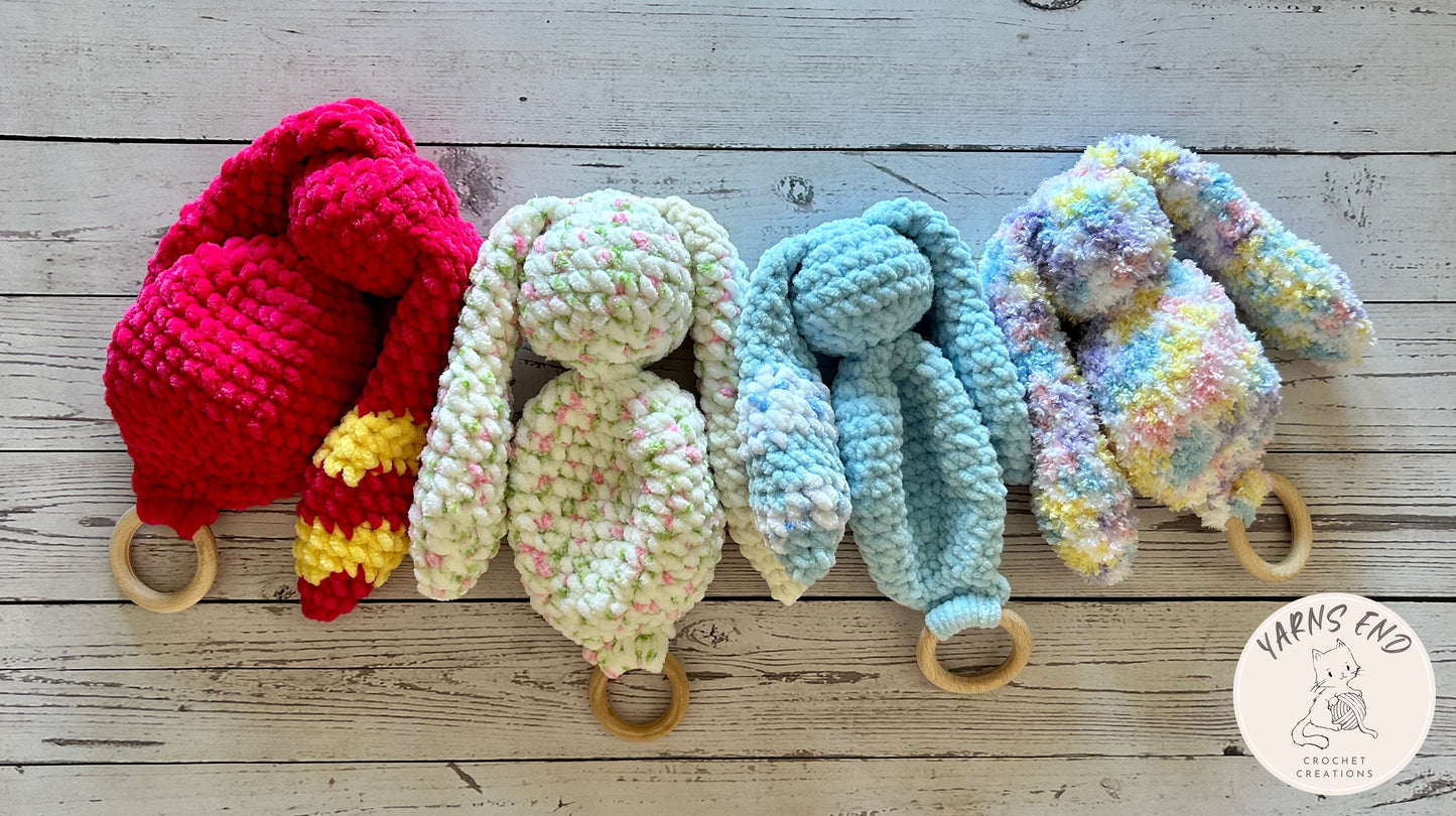 Bunny & Pixie Baby Crochet Teethers -