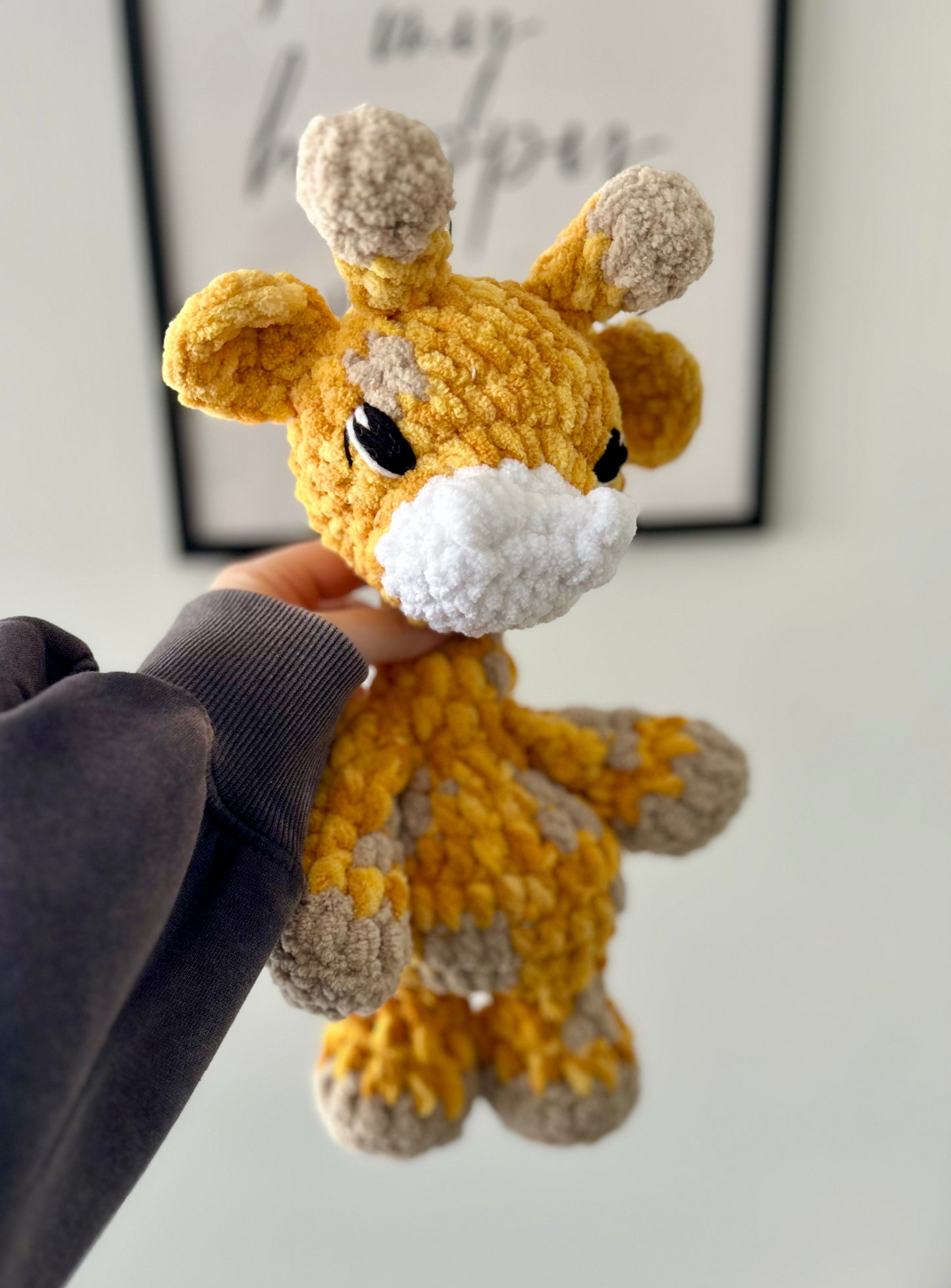Gentry Giraffe - Crochet Snuggler/Plush Toy