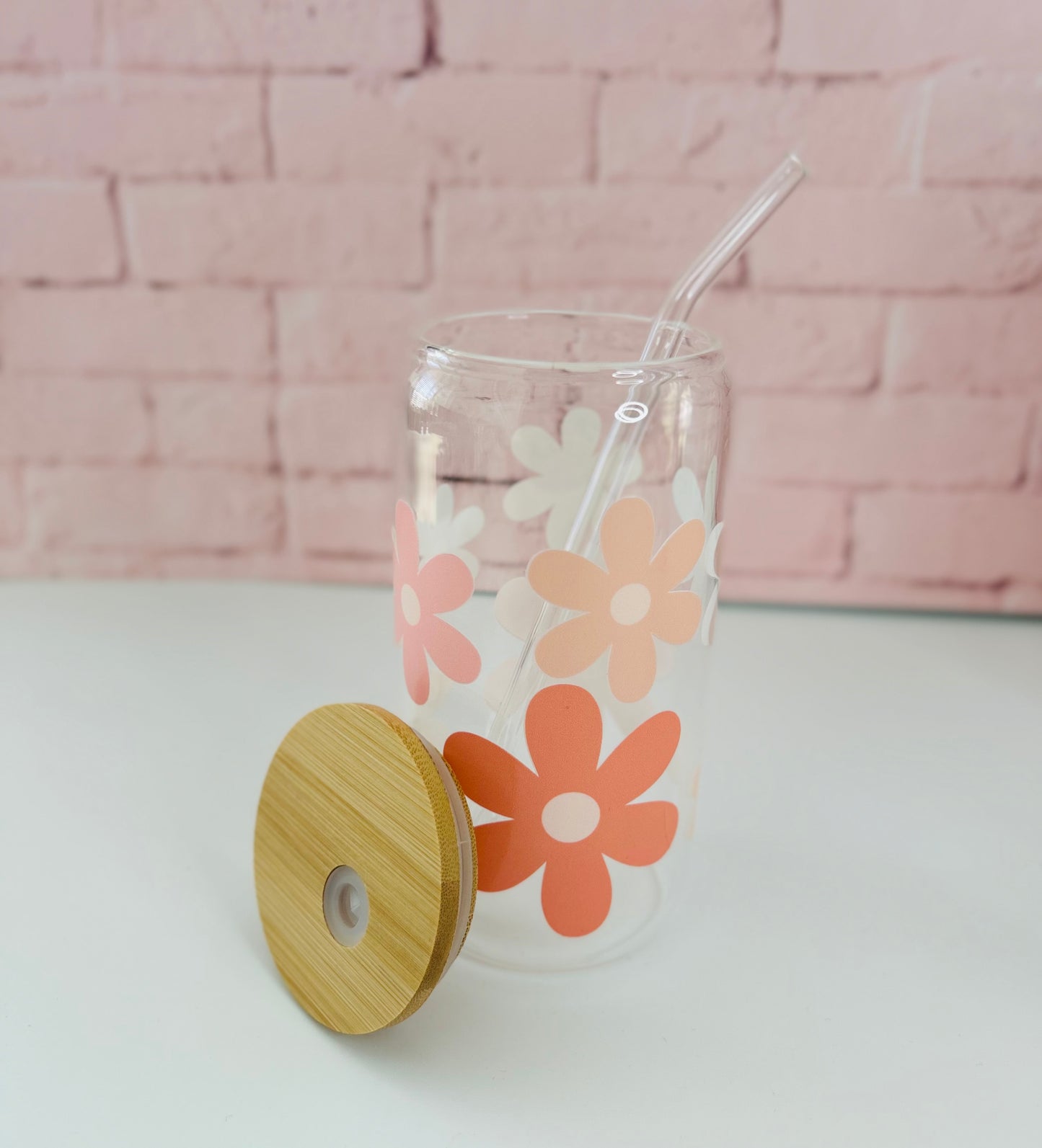 Summer Designs - Libbey Glass, Beer Can Style Drinking Glass or Acrylic Tumbler
