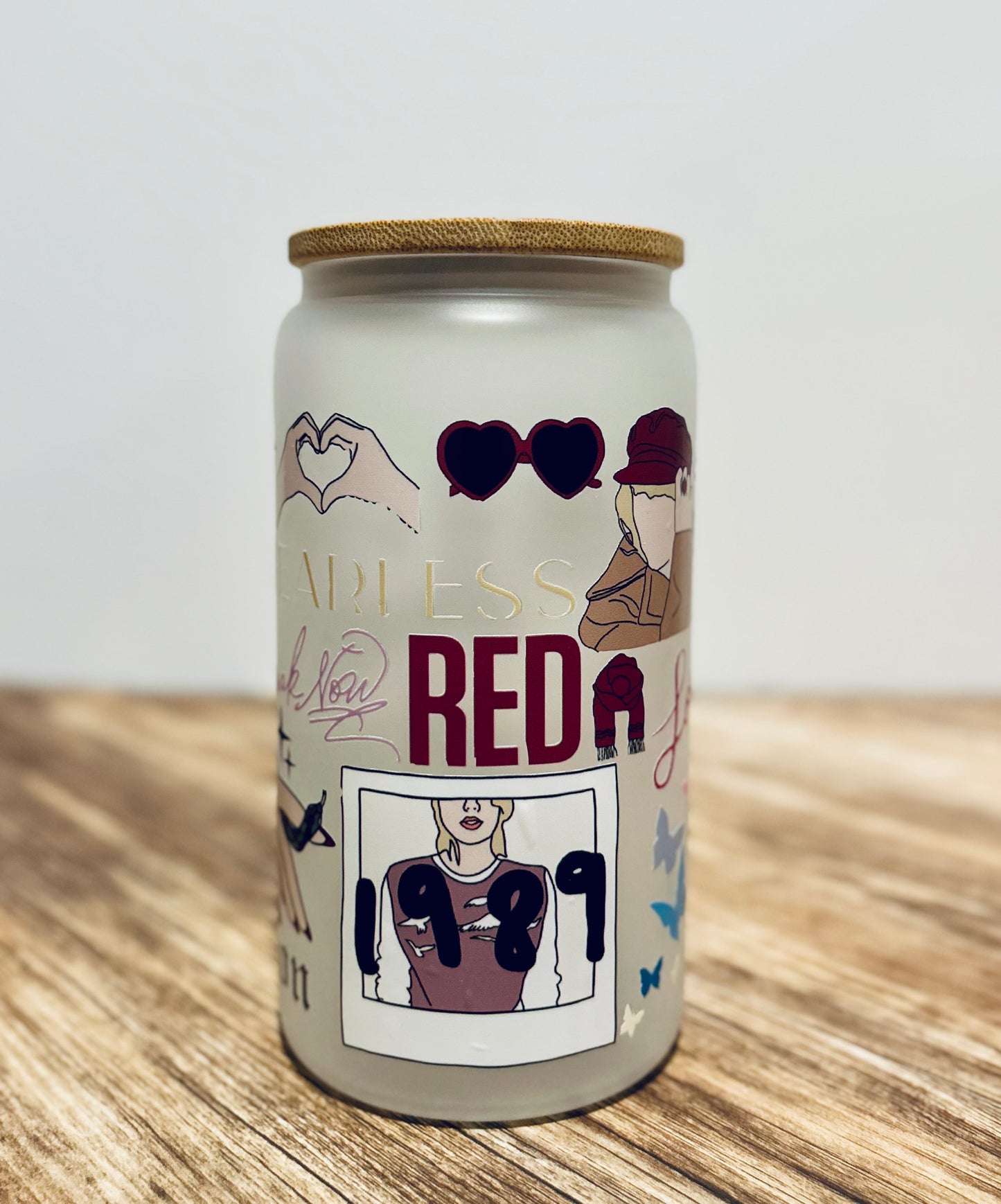 Taylor Swift - Libbey Glass, Beer Can Style Drinking Glass