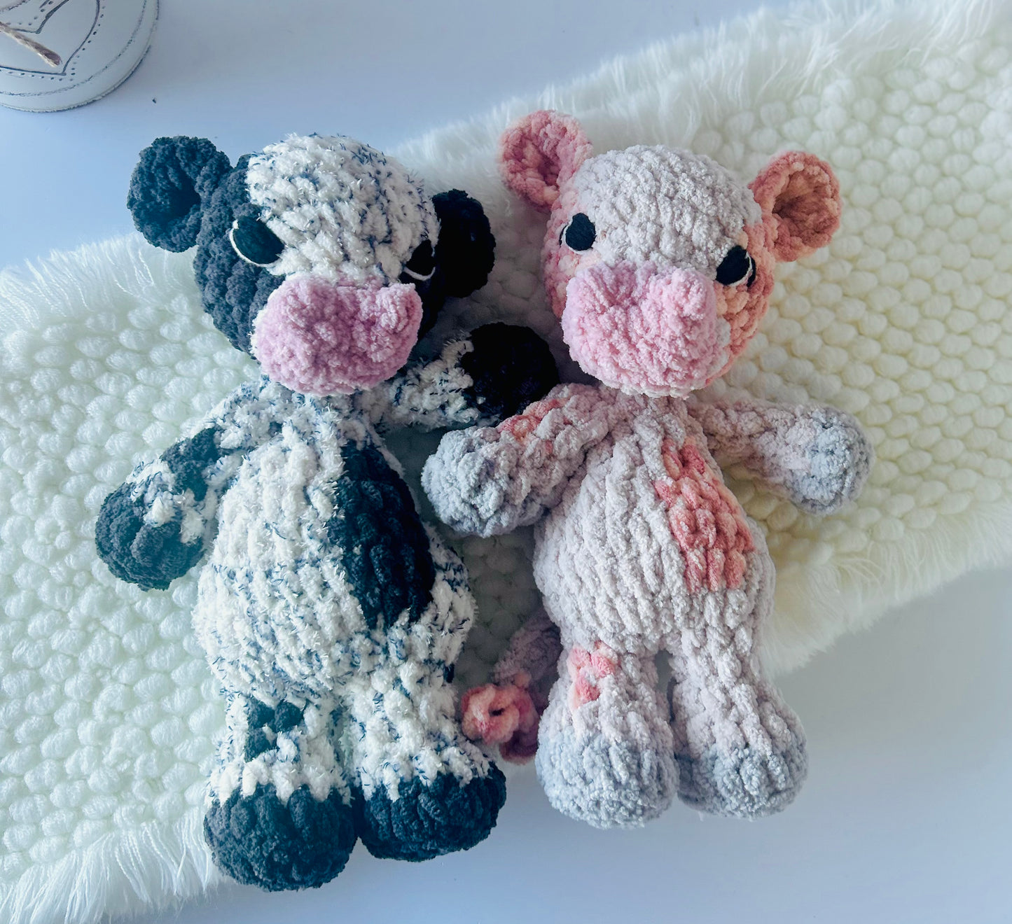 Charlie the Cow - Crochet Snuggler/Plush Toy
