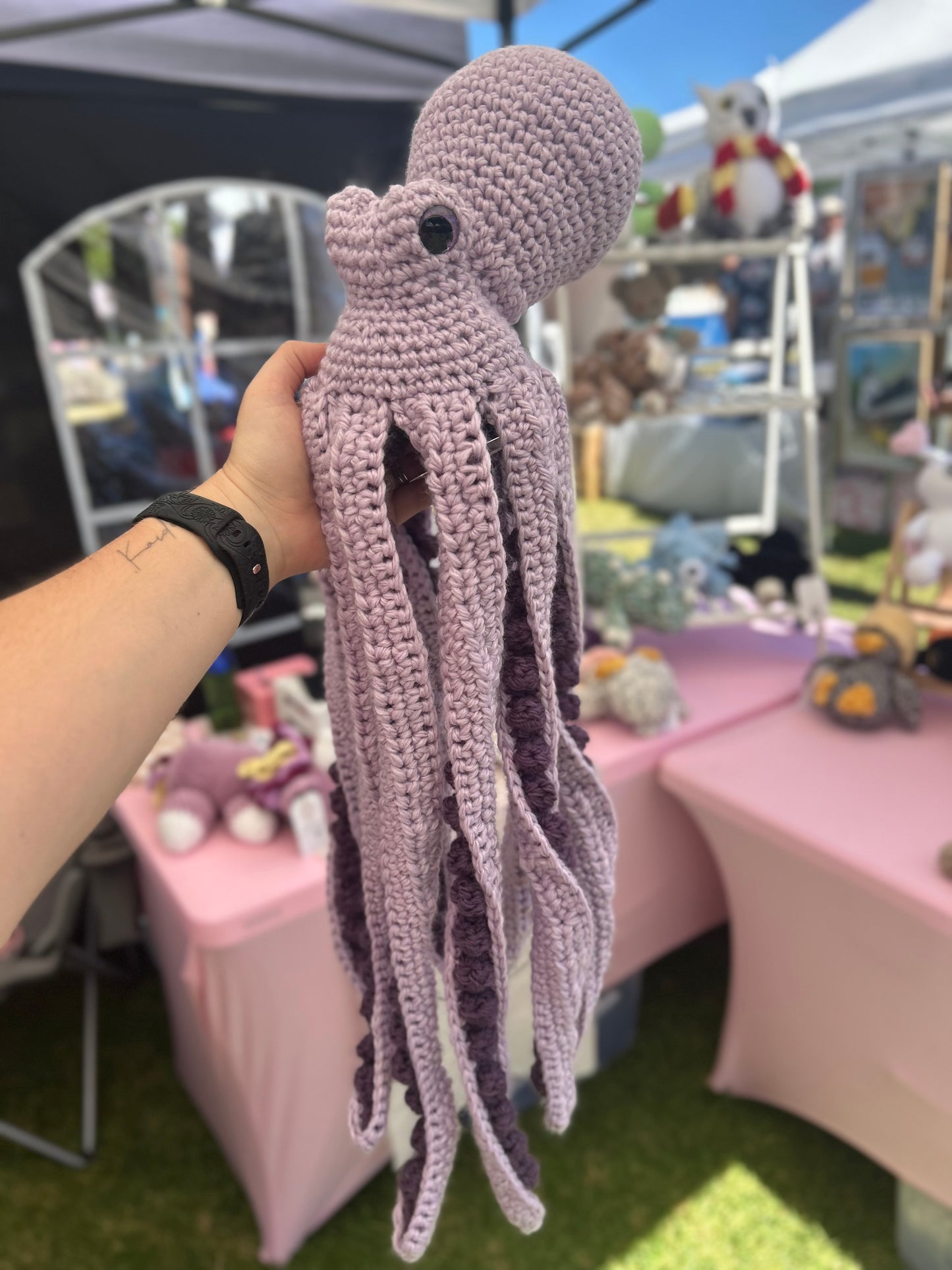 Small Anchor the Octopus - Crochet Plush - Acrylic Yarn