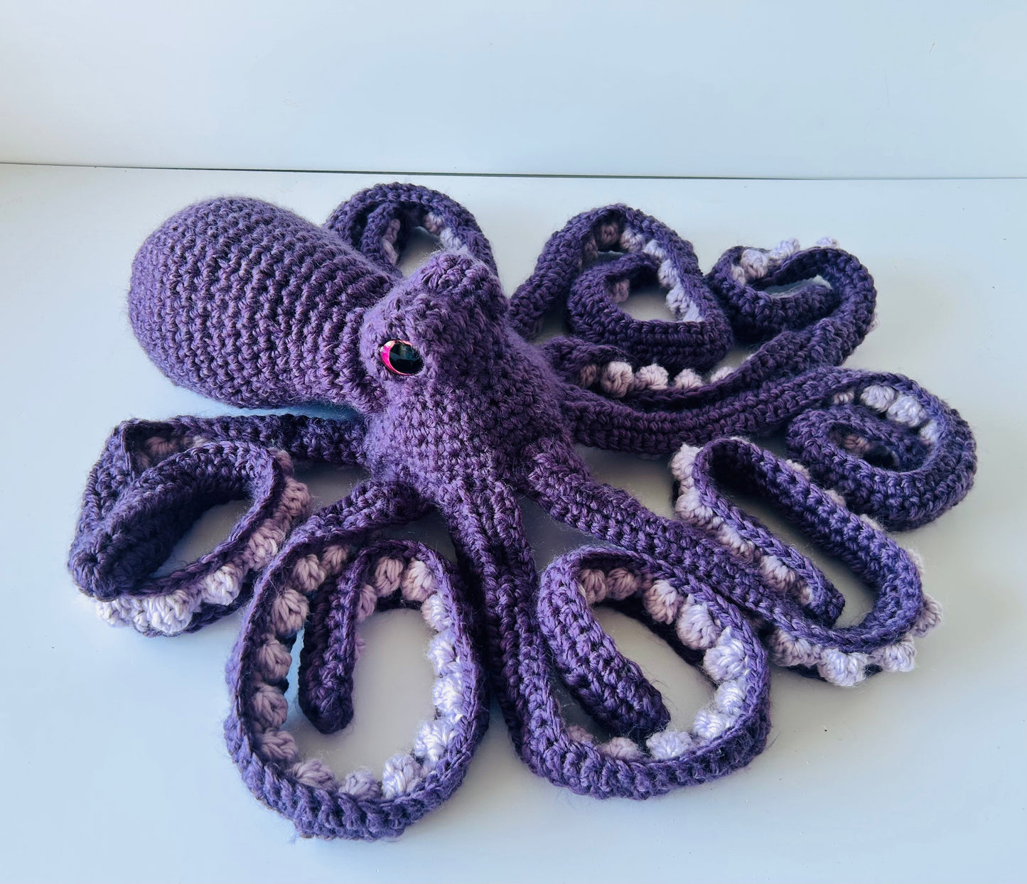 Small Anchor the Octopus - Crochet Plush - Acrylic Yarn