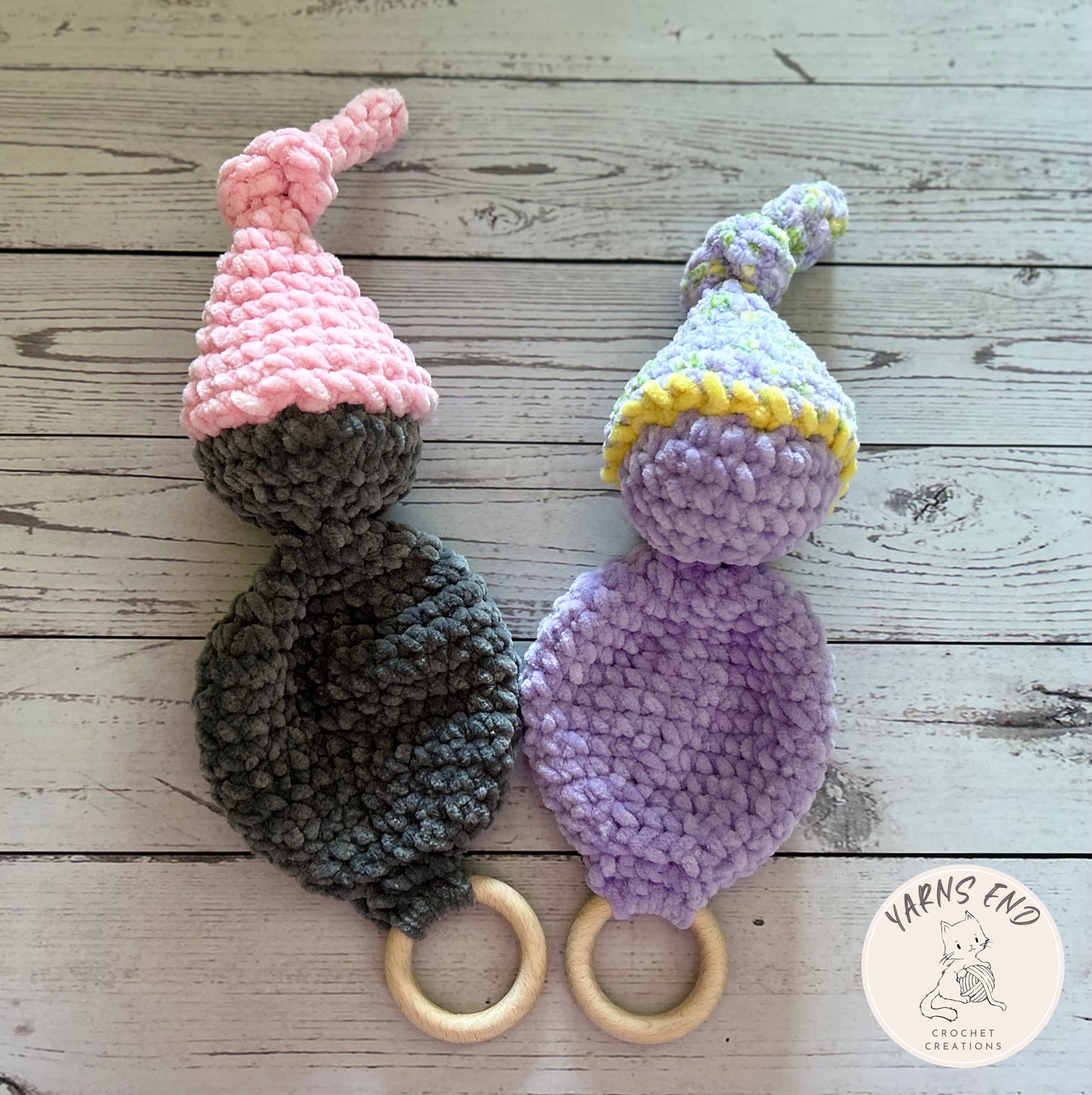 Bunny & Pixie Baby Crochet Teethers -