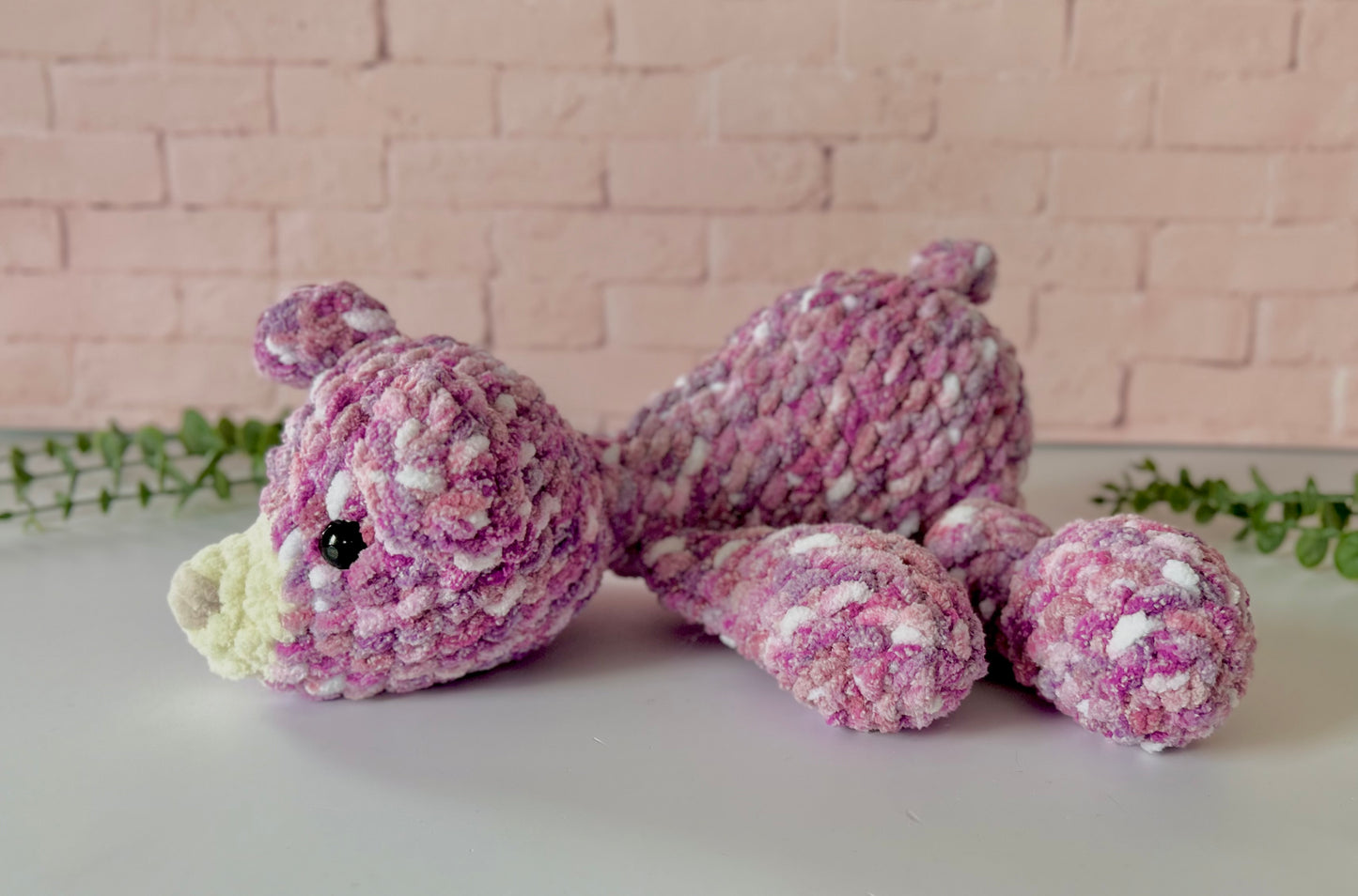 Beam Bear - Knotted Crochet Plushie