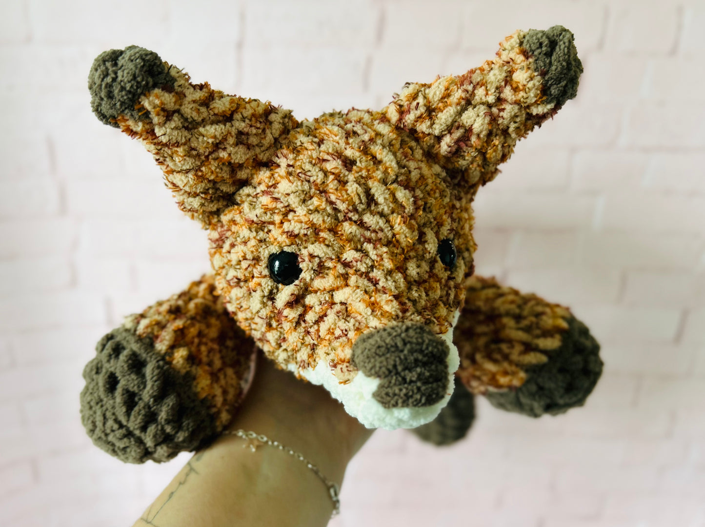 Felix Fox - Knotted Crochet Plushie
