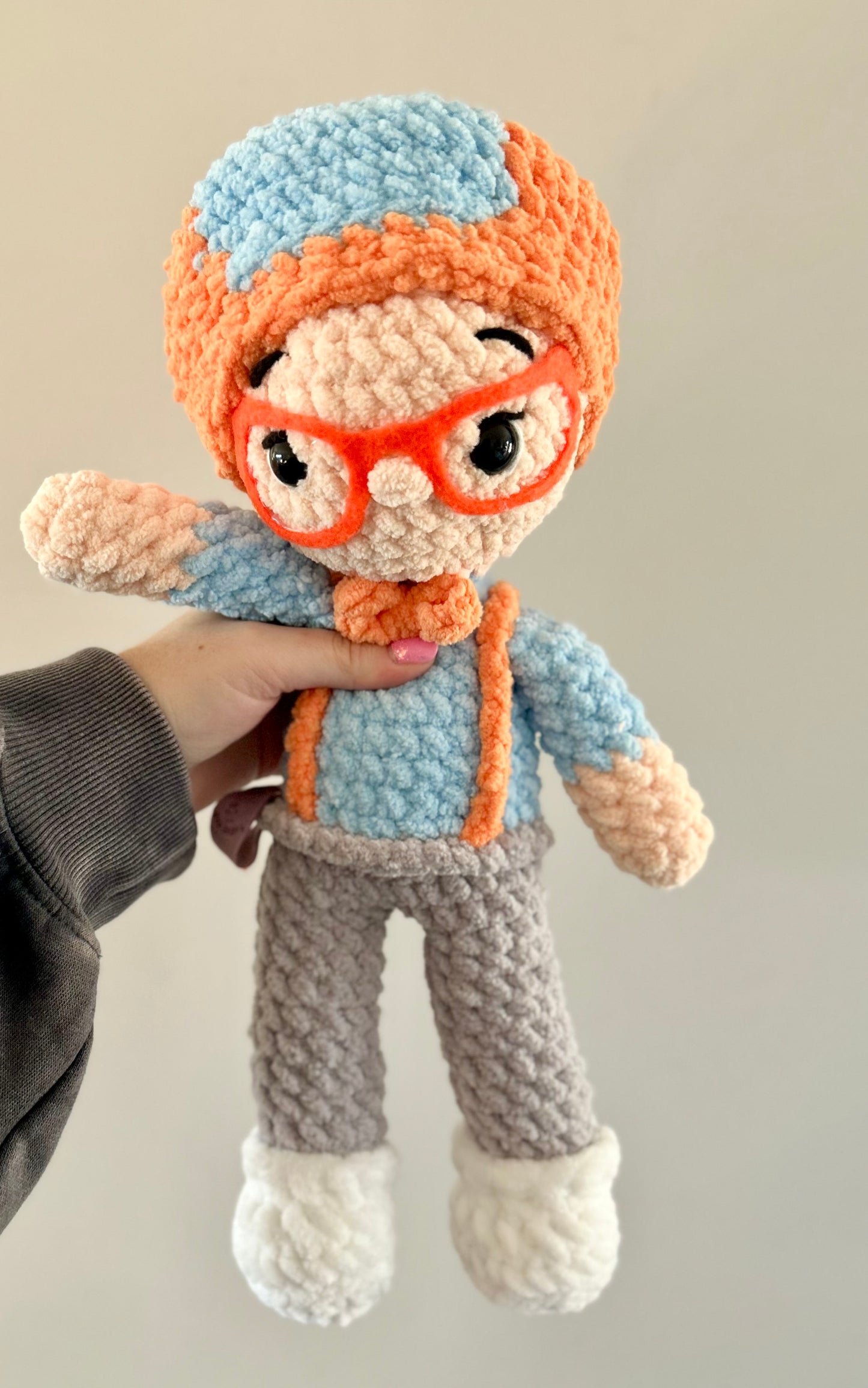 Blippi & Mrs Rachel Inspired - Crochet Plush Dolls