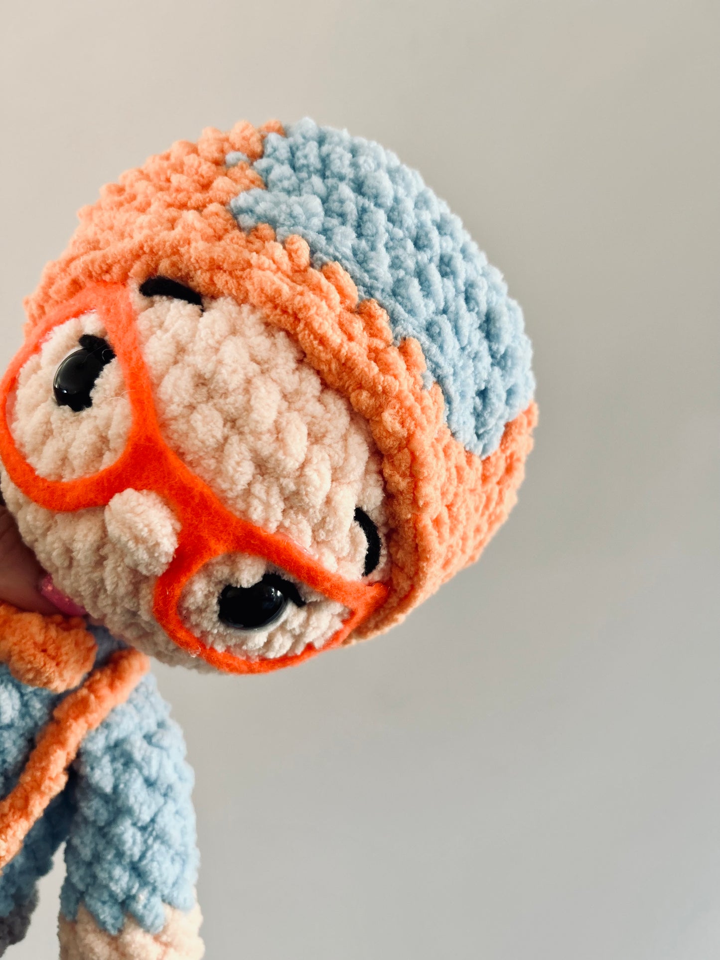 Blippi & Mrs Rachel Inspired - Crochet Plush Dolls
