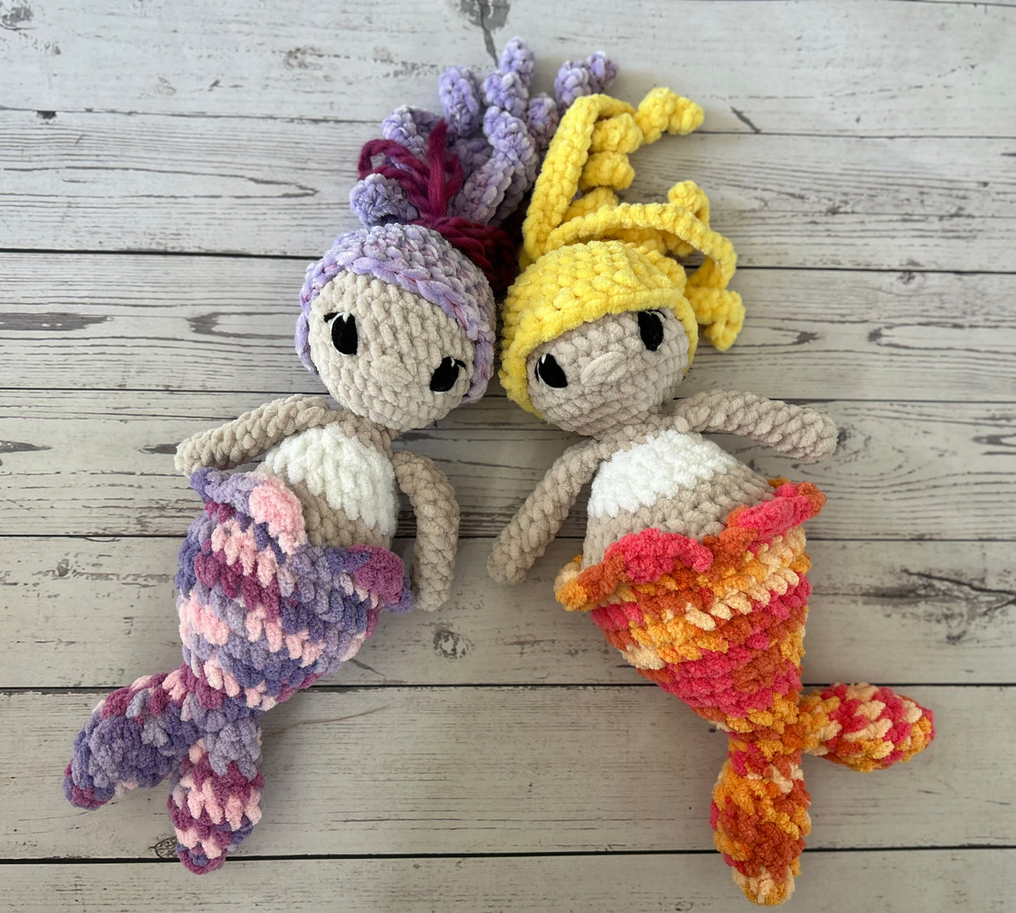 Mermaid - Crochet Plush Toys / Dolls