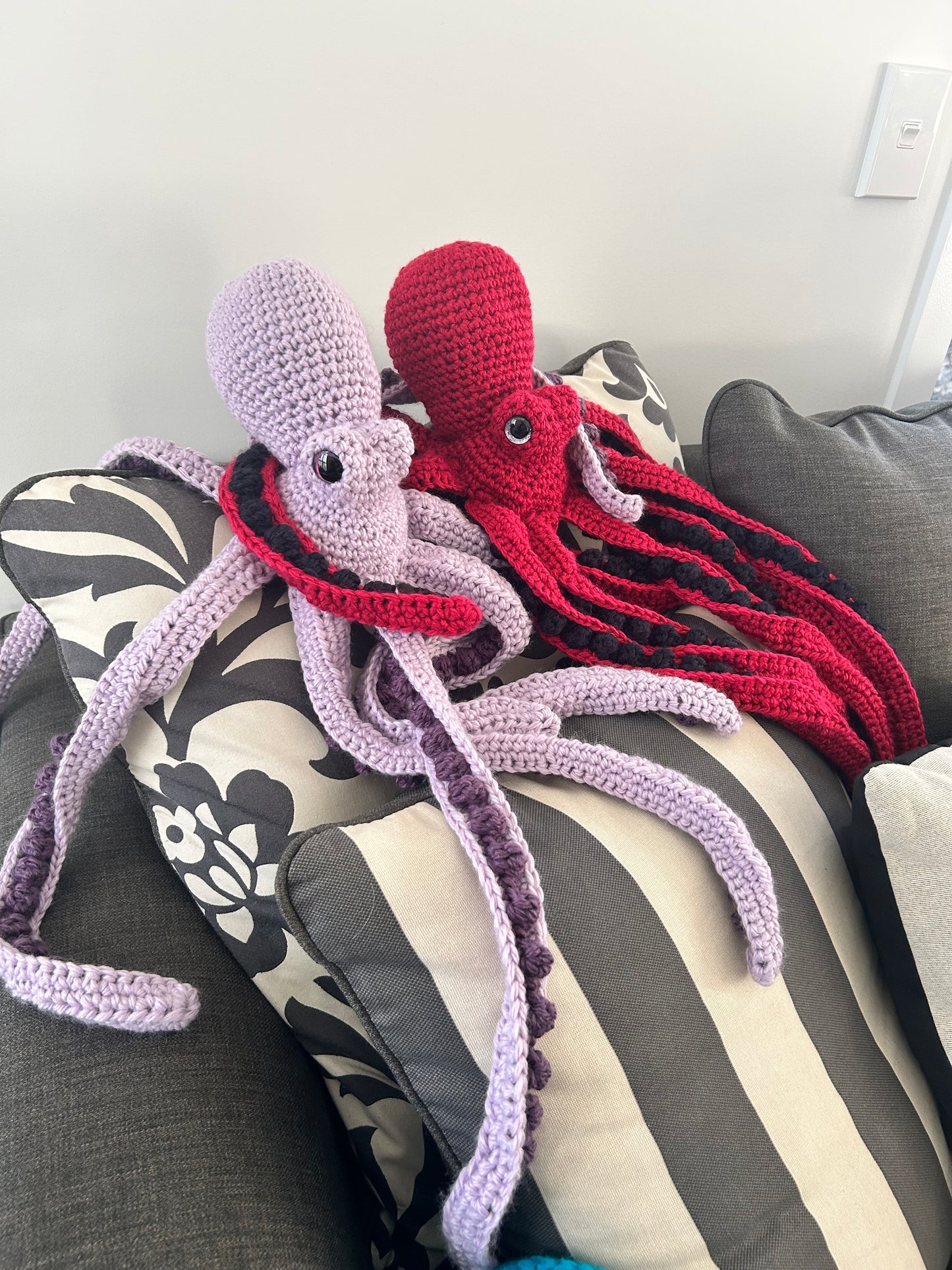 Small Anchor the Octopus - Crochet Plush - Acrylic Yarn