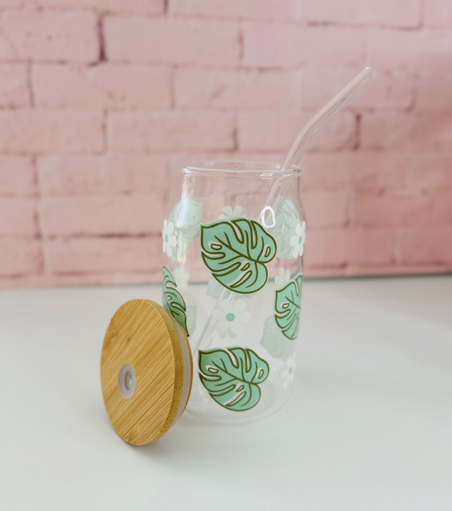 Summer Designs - Libbey Glass, Beer Can Style Drinking Glass or Acrylic Tumbler