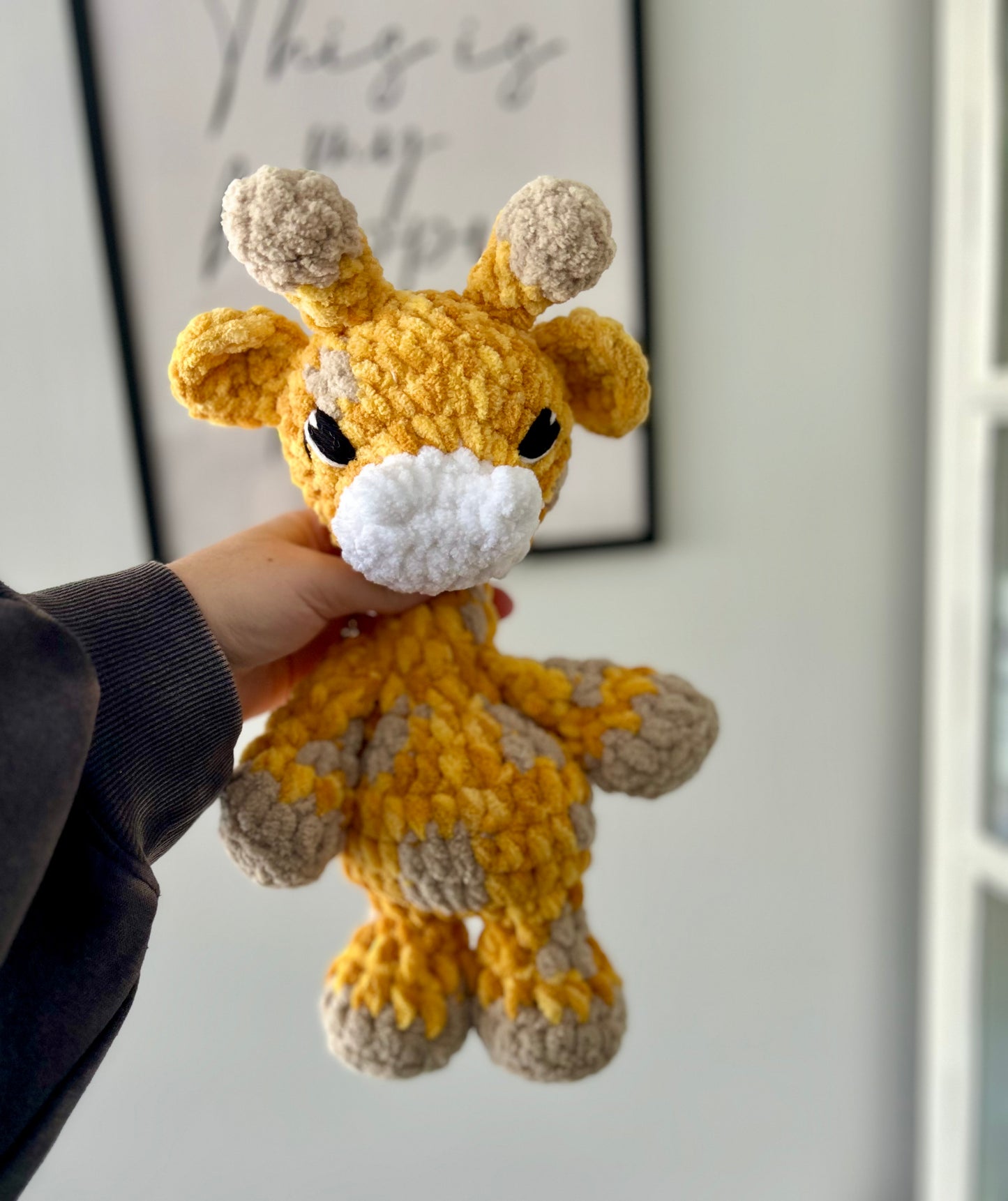Gentry Giraffe - Crochet Snuggler/Plush Toy