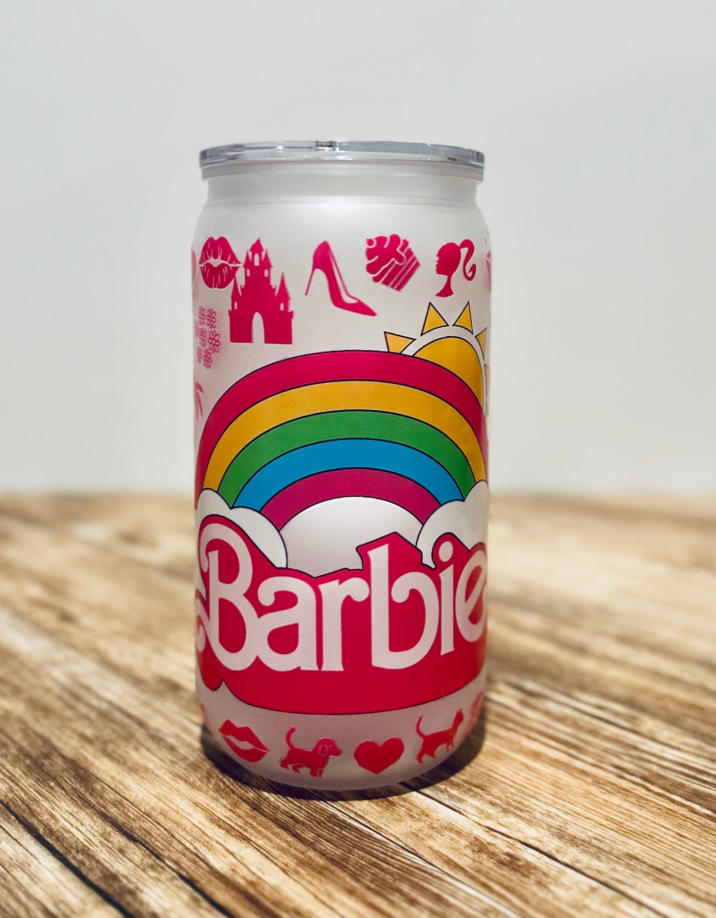 Various Designs - Libbey Glass, Beer Can Style Drinking Glass