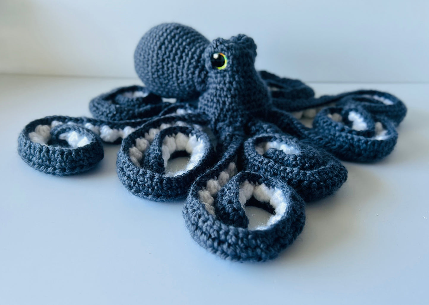 Small Anchor the Octopus - Crochet Plush - Acrylic Yarn