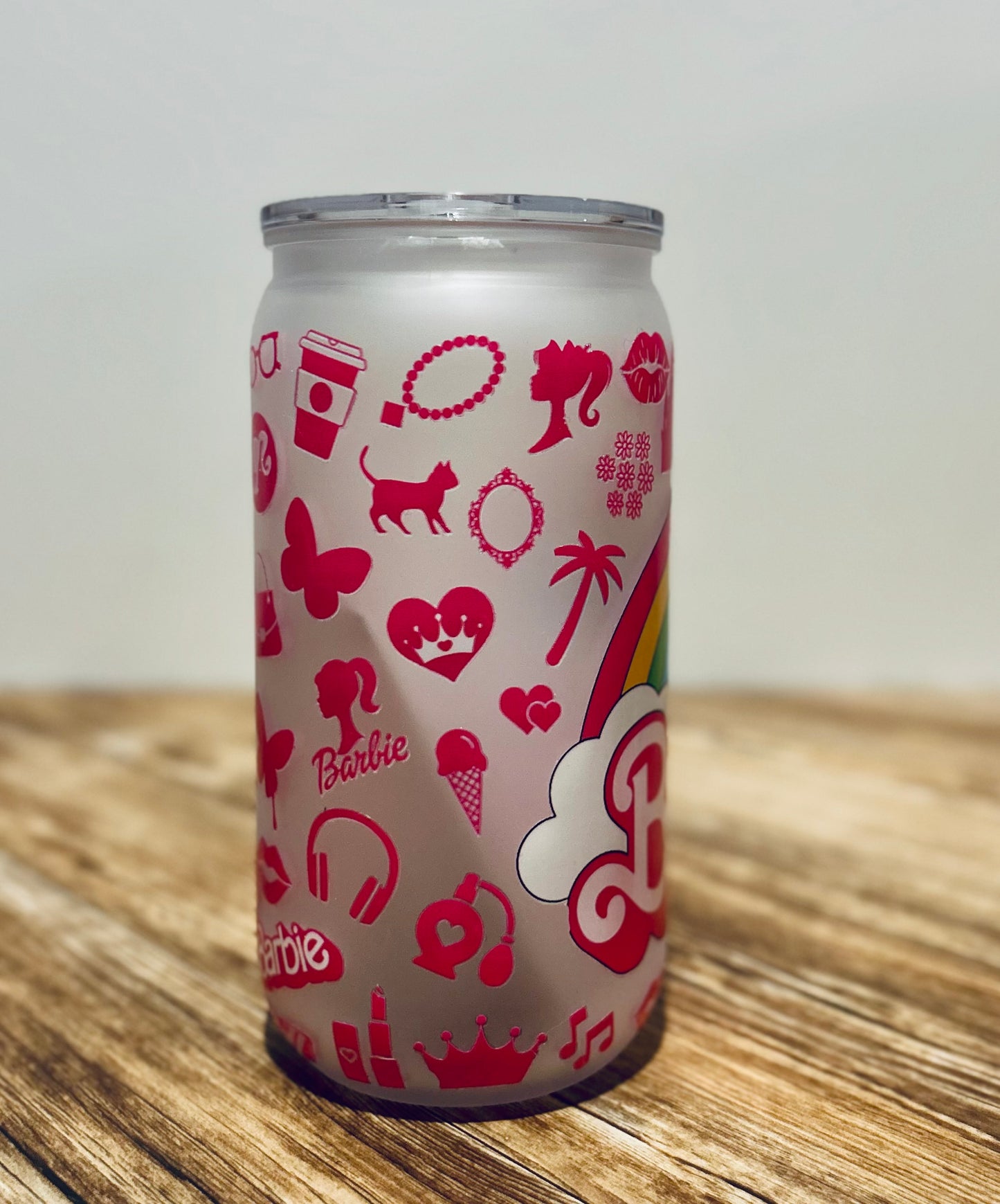 Various Designs - Libbey Glass, Beer Can Style Drinking Glass