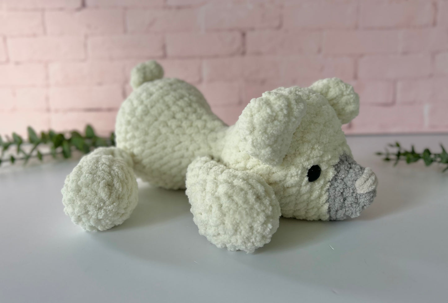 Beam Bear - Knotted Crochet Plushie