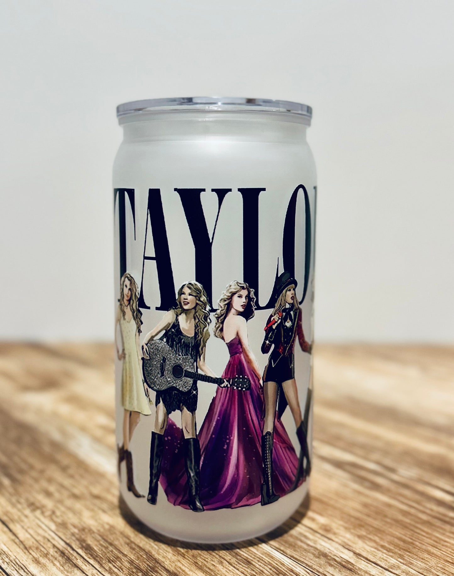 Taylor Swift - Libbey Glass, Beer Can Style Drinking Glass