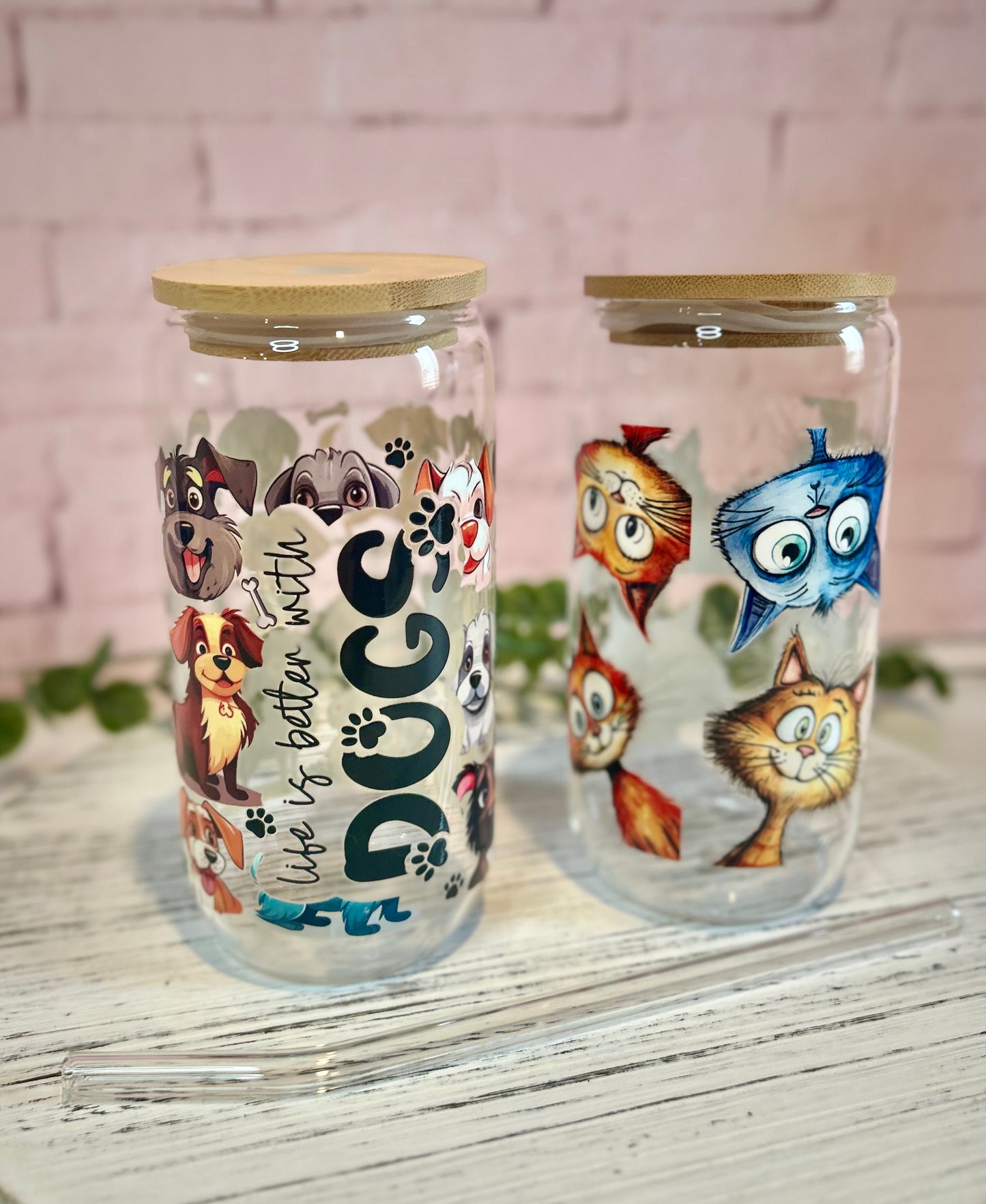 Various Designs - Libbey Glass, Beer Can Style Drinking Glass