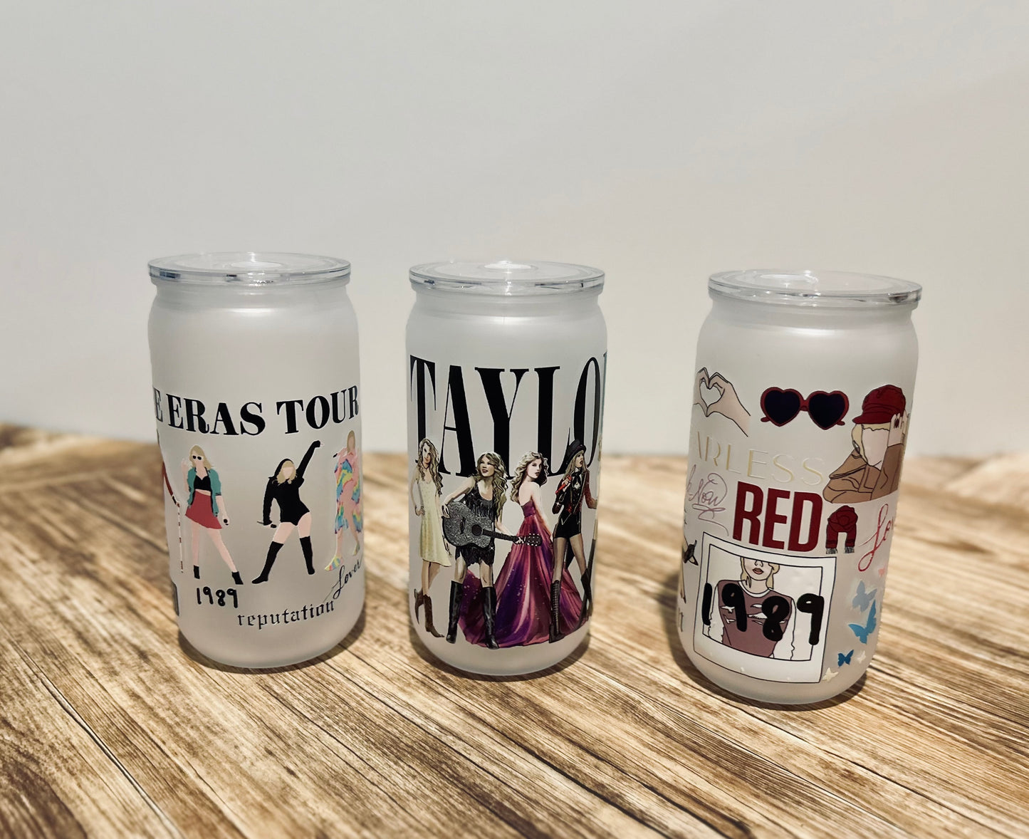 Taylor Swift - Libbey Glass, Beer Can Style Drinking Glass