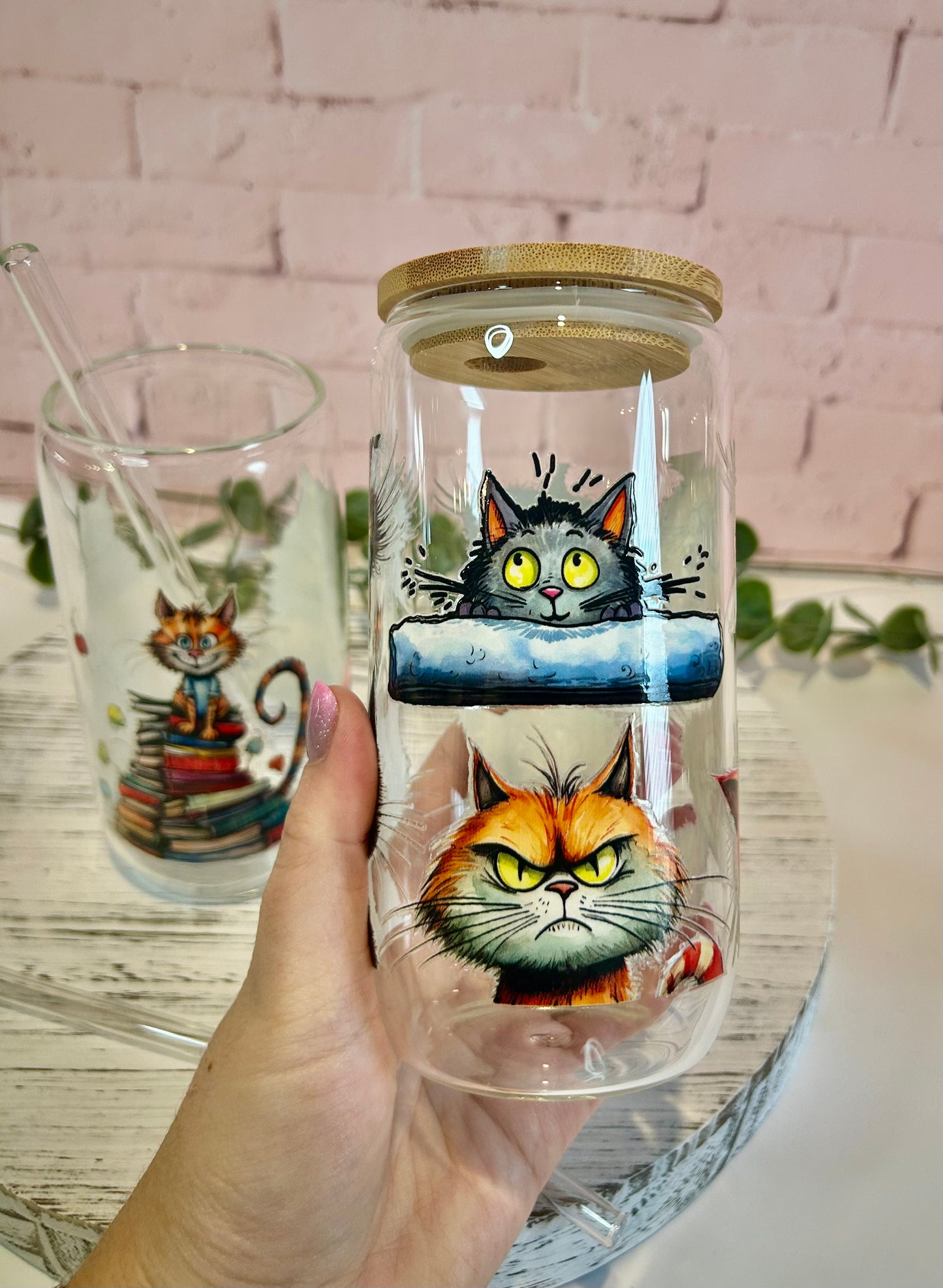 Various Designs - Libbey Glass, Beer Can Style Drinking Glass