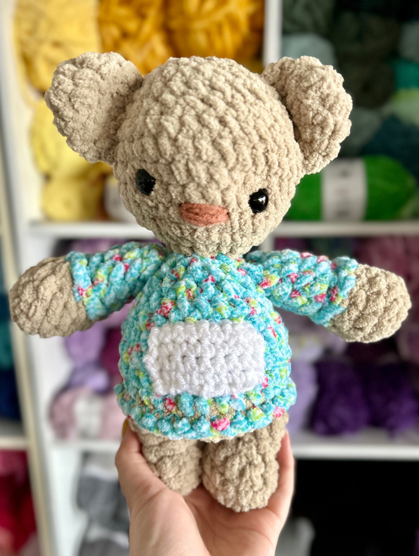 Crochet Plush Toy – Snuggle Bear