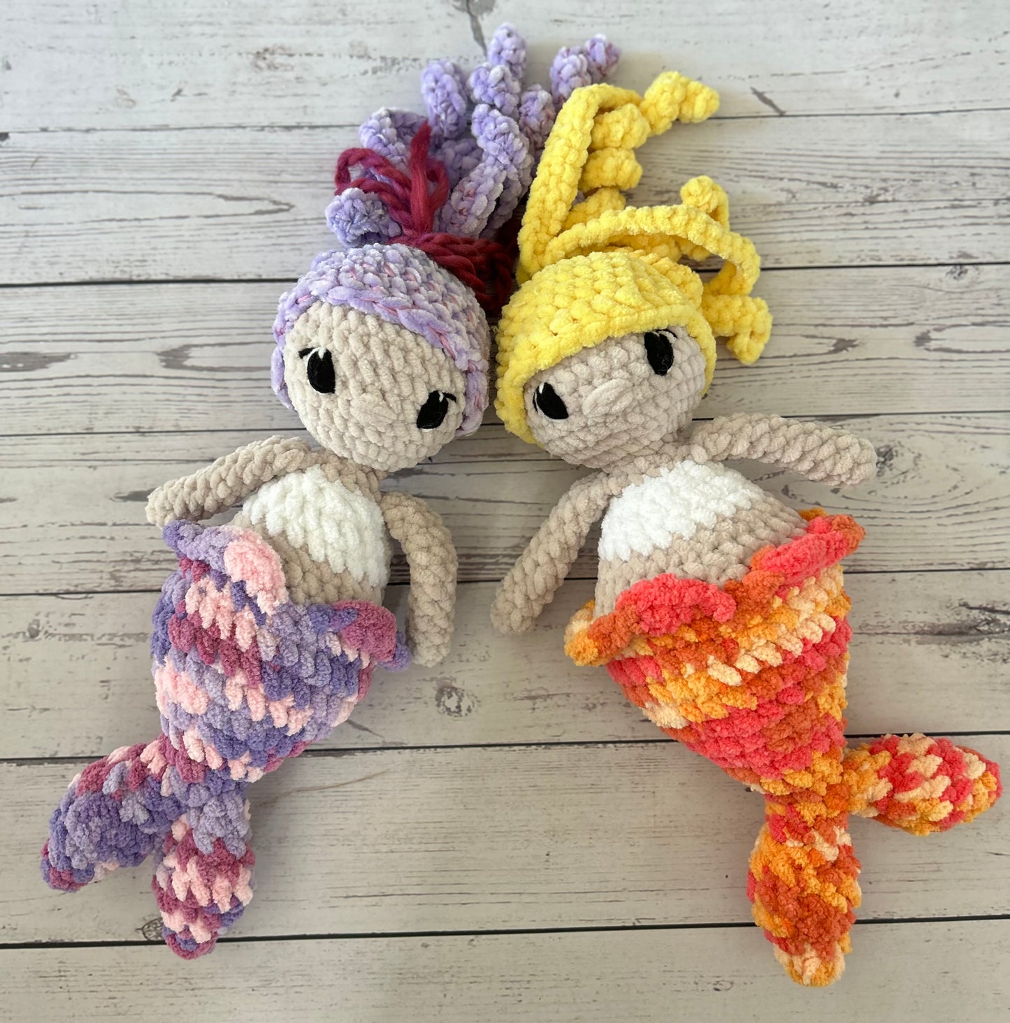 Mermaid - Crochet Plush Toys / Dolls