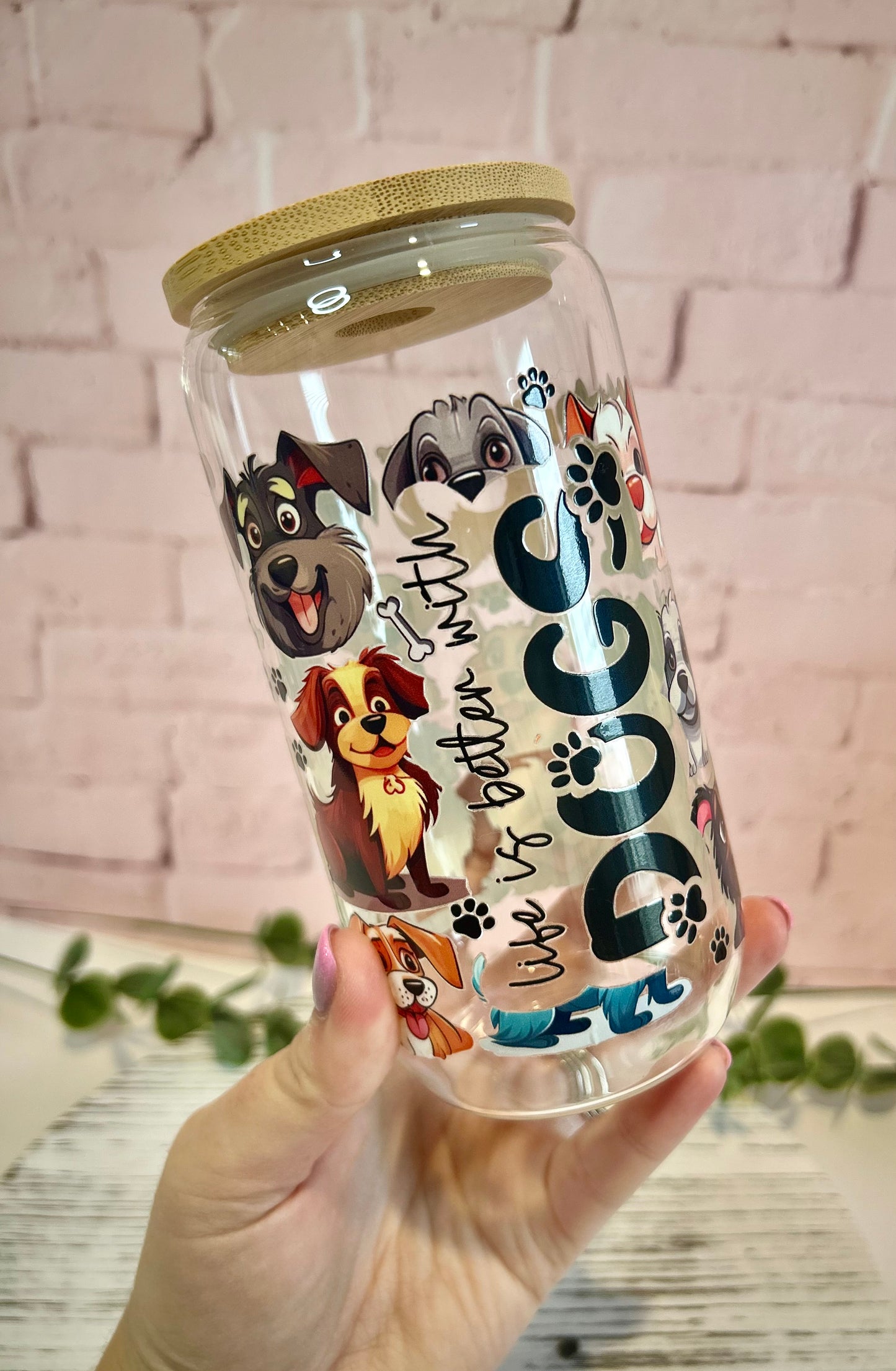 Various Designs - Libbey Glass, Beer Can Style Drinking Glass