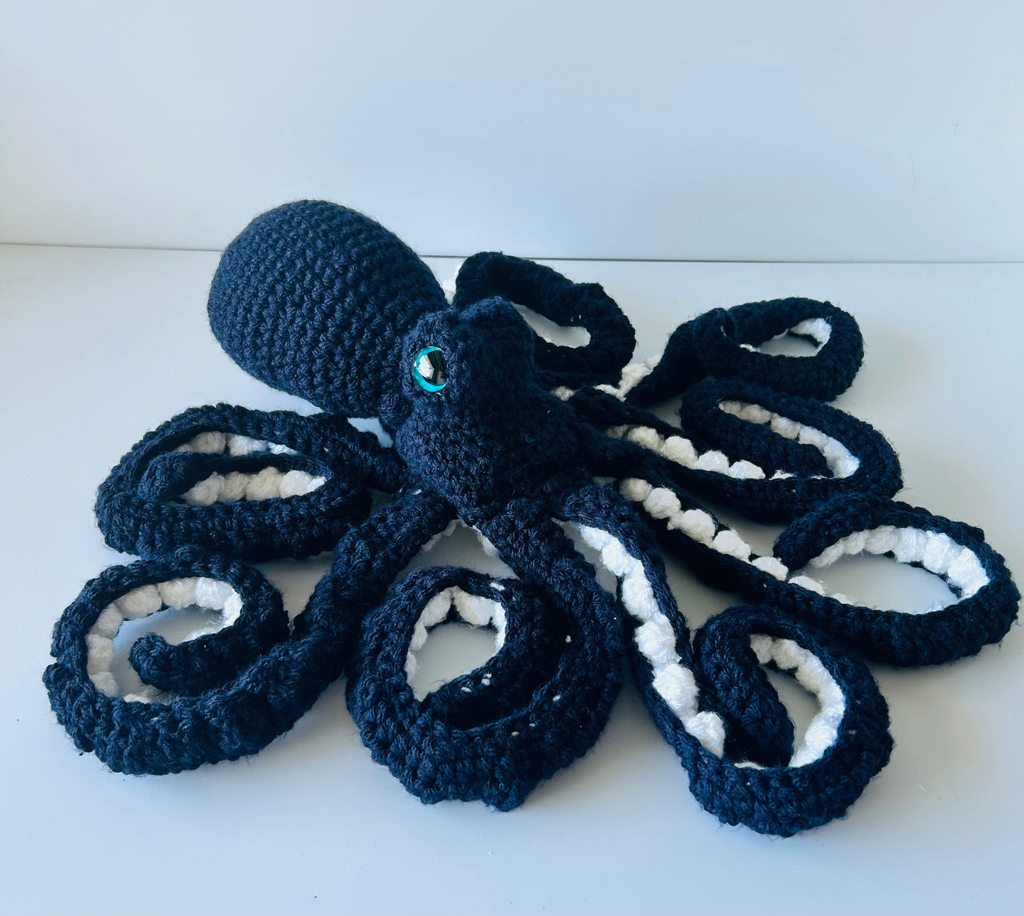 Small Anchor the Octopus - Crochet Plush - Acrylic Yarn