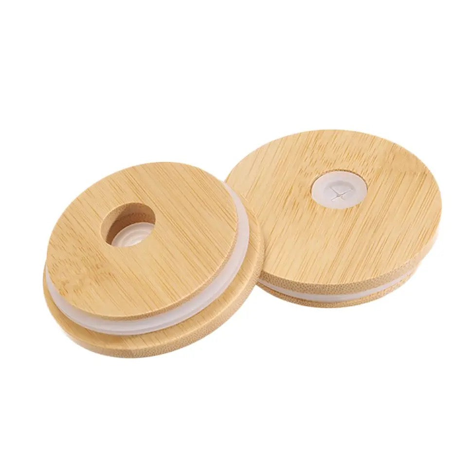 Additional Straws + Straw Cleaners + Bamboo Lids