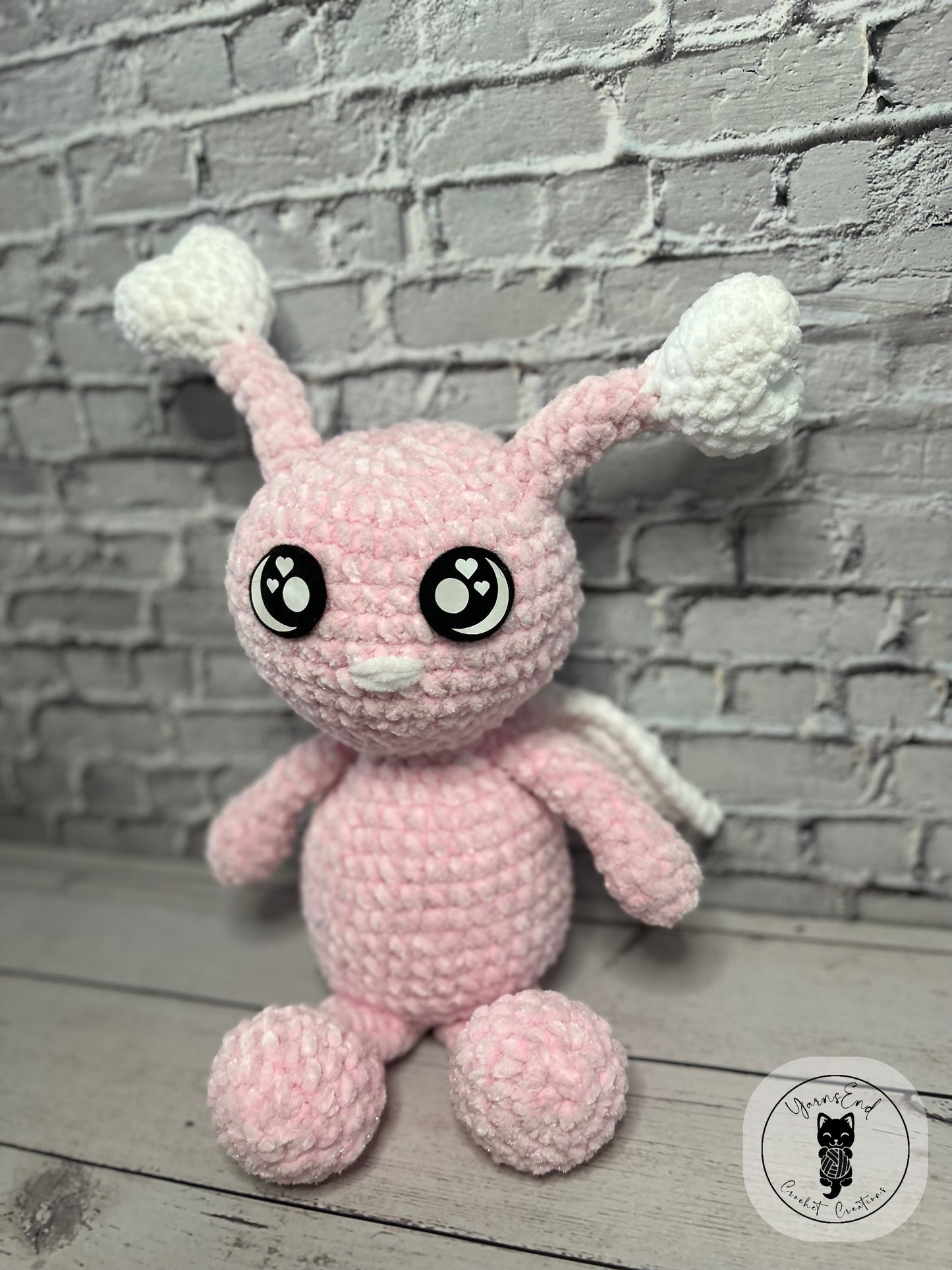 Love Bug (Pink) - Crochet Soft Toy / Plushie