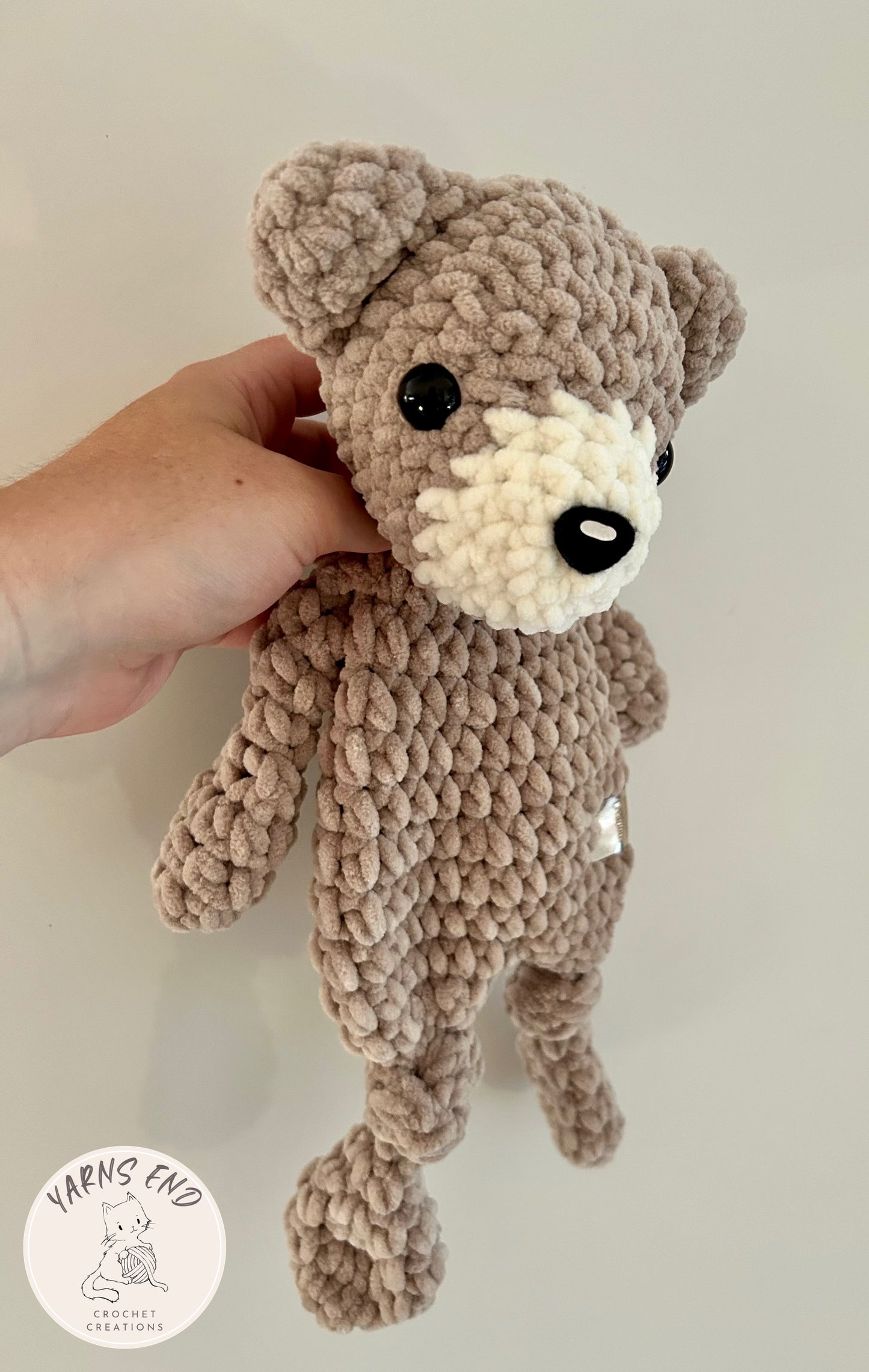 Crochet Snuggler – Ever Bear (Lovey Style)