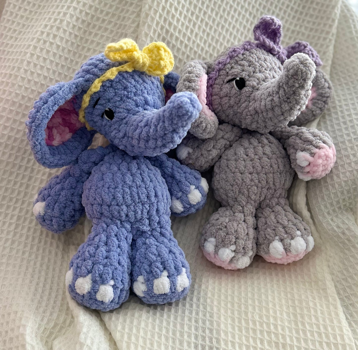 May the Elephant - Crochet Snuggler / Plush Toy