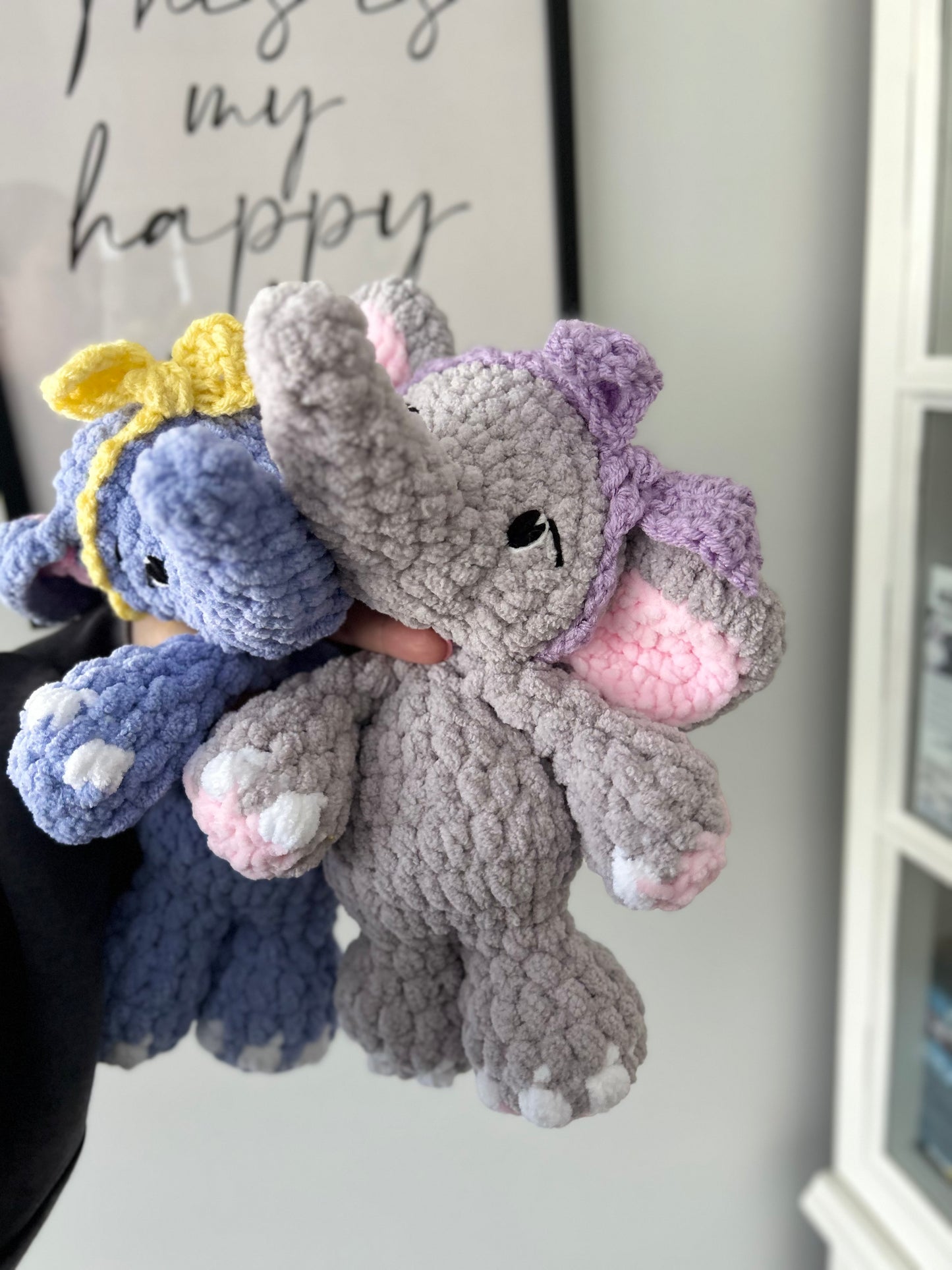 May the Elephant - Crochet Snuggler / Plush Toy