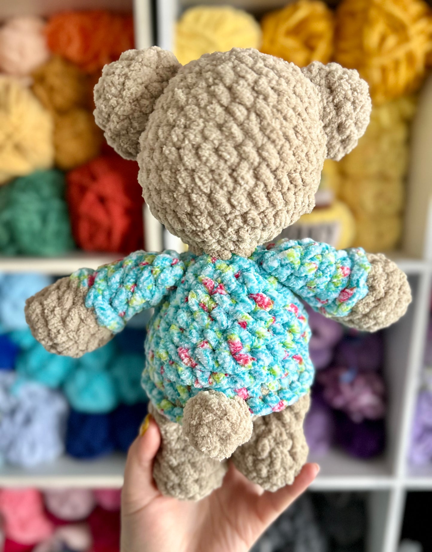 Crochet Plush Toy – Snuggle Bear