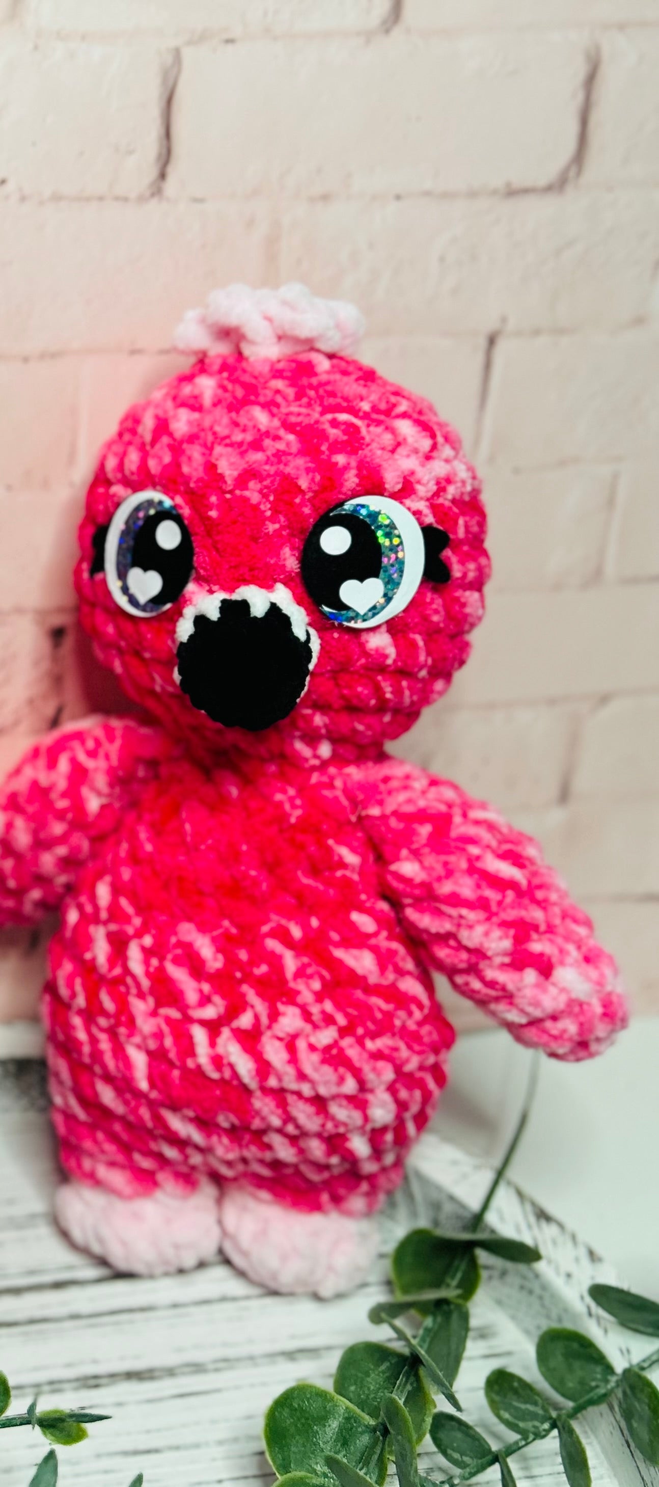 Jumbo Flamingo Crochet Plush Toys