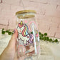Various Designs - Libbey Glass, Beer Can Style Drinking Glass