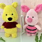 Jumbo Pooh Bear Crochet Plush Toy