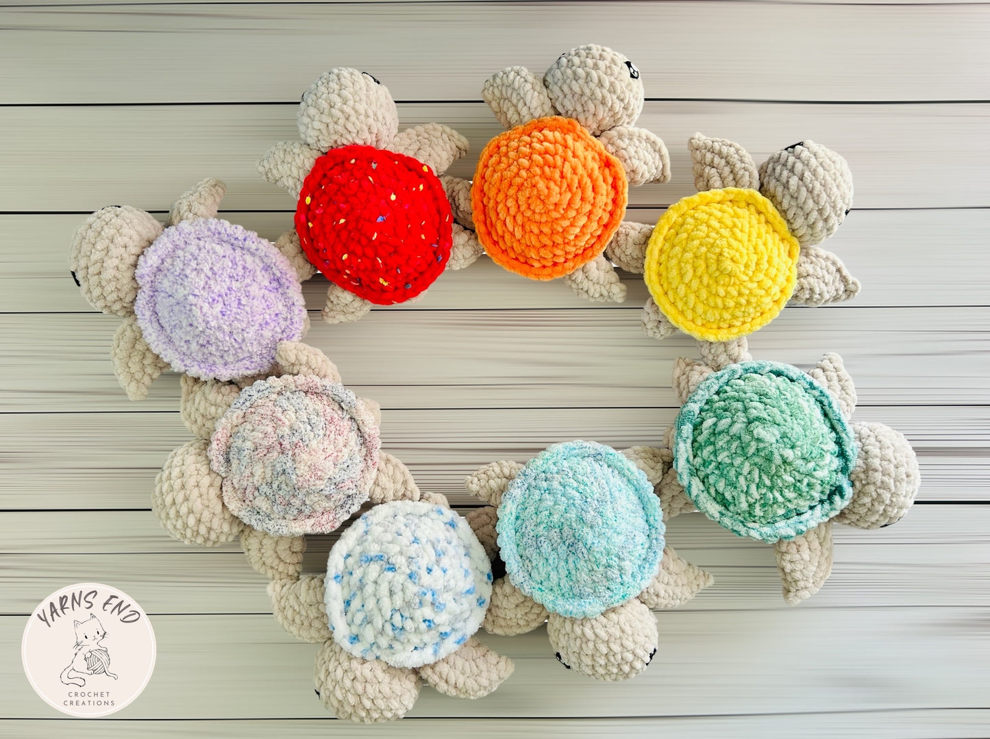 Plush Crochet Turtles (Small)
