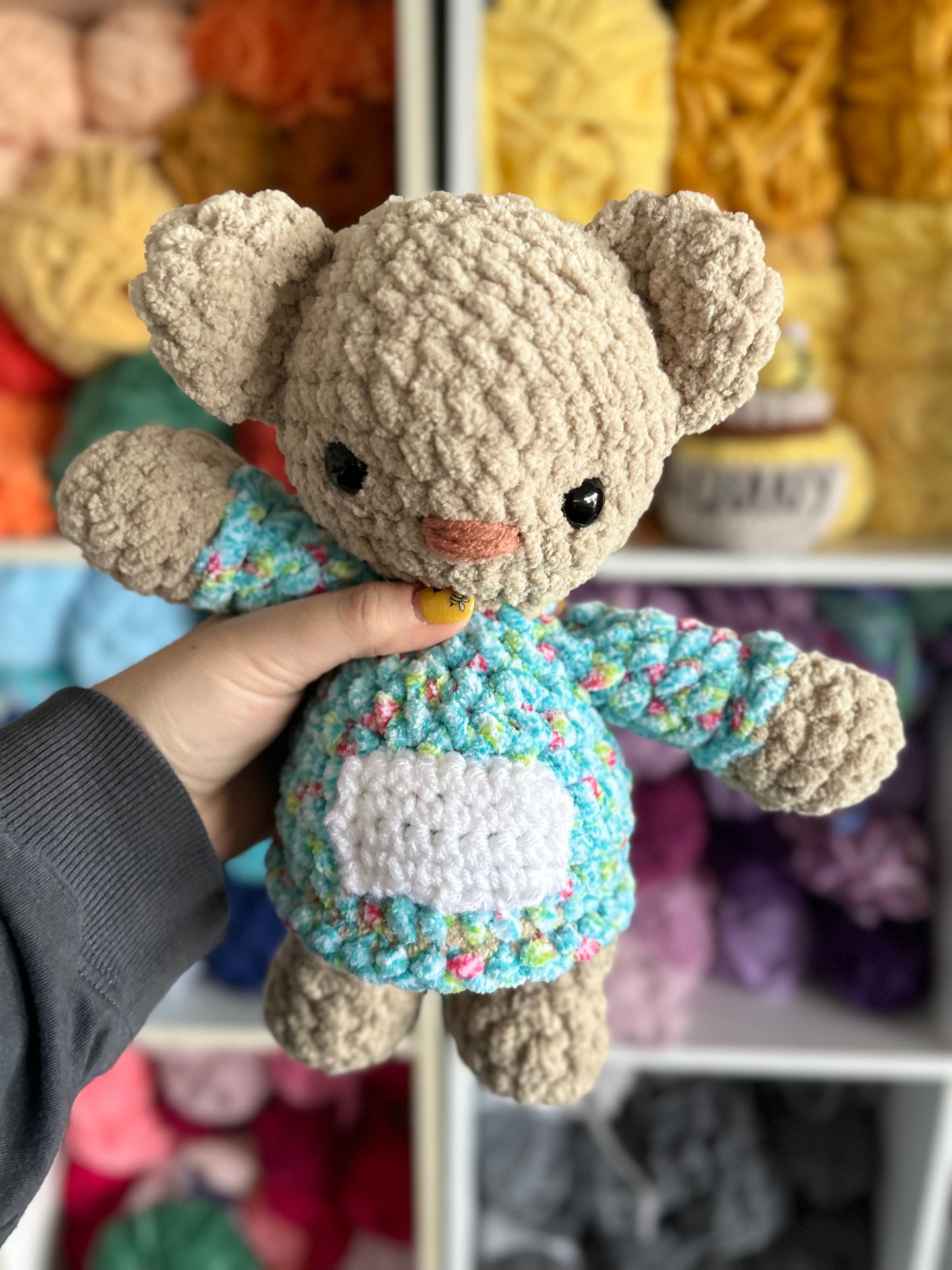 Crochet Plush Toy – Snuggle Bear