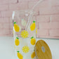 Summer Designs - Libbey Glass, Beer Can Style Drinking Glass or Acrylic Tumbler
