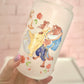 Beauty and the Beast - Libbey Glass, Beer Can Style Drinking Glass or Acrylic Tumbler