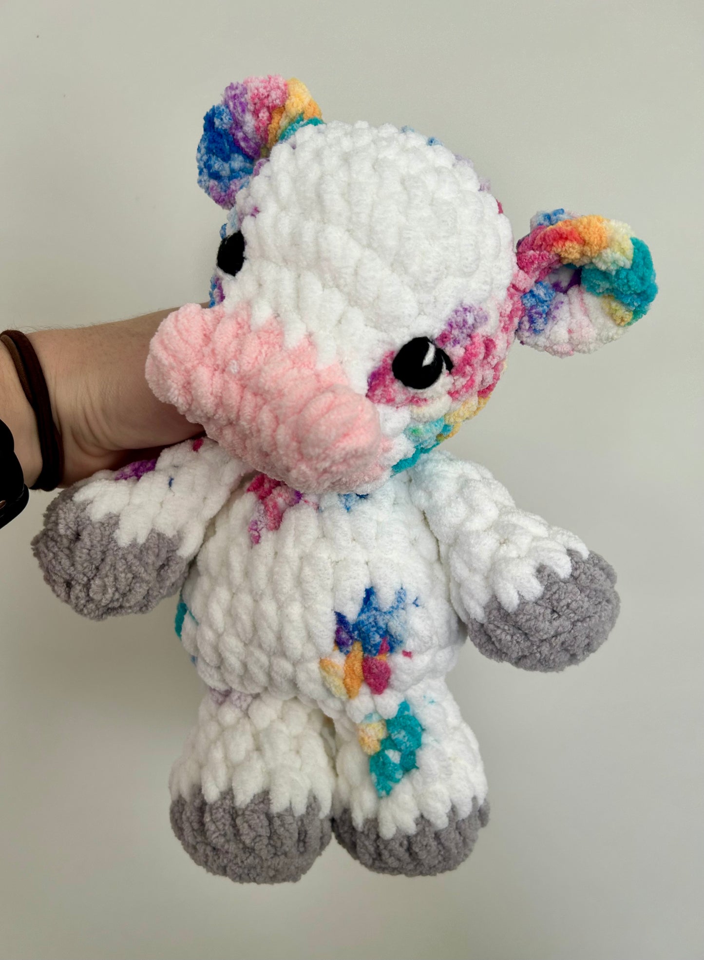 Charlie the Cow - Crochet Snuggler/Plush Toy