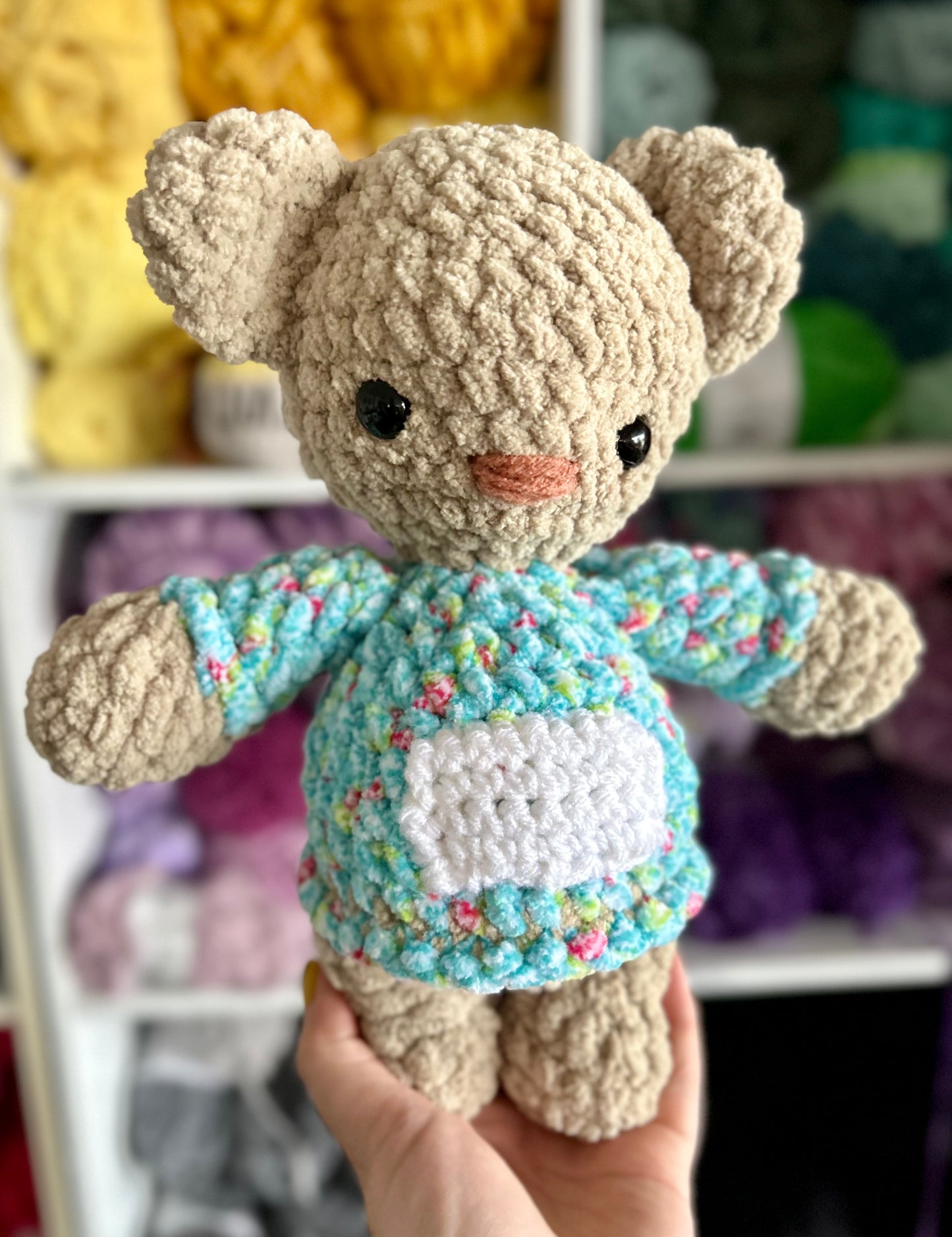 Crochet Plush Toy – Snuggle Bear
