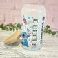Libbey Glass, Beer Can Style Drinking Glass - Lilo & Stitch