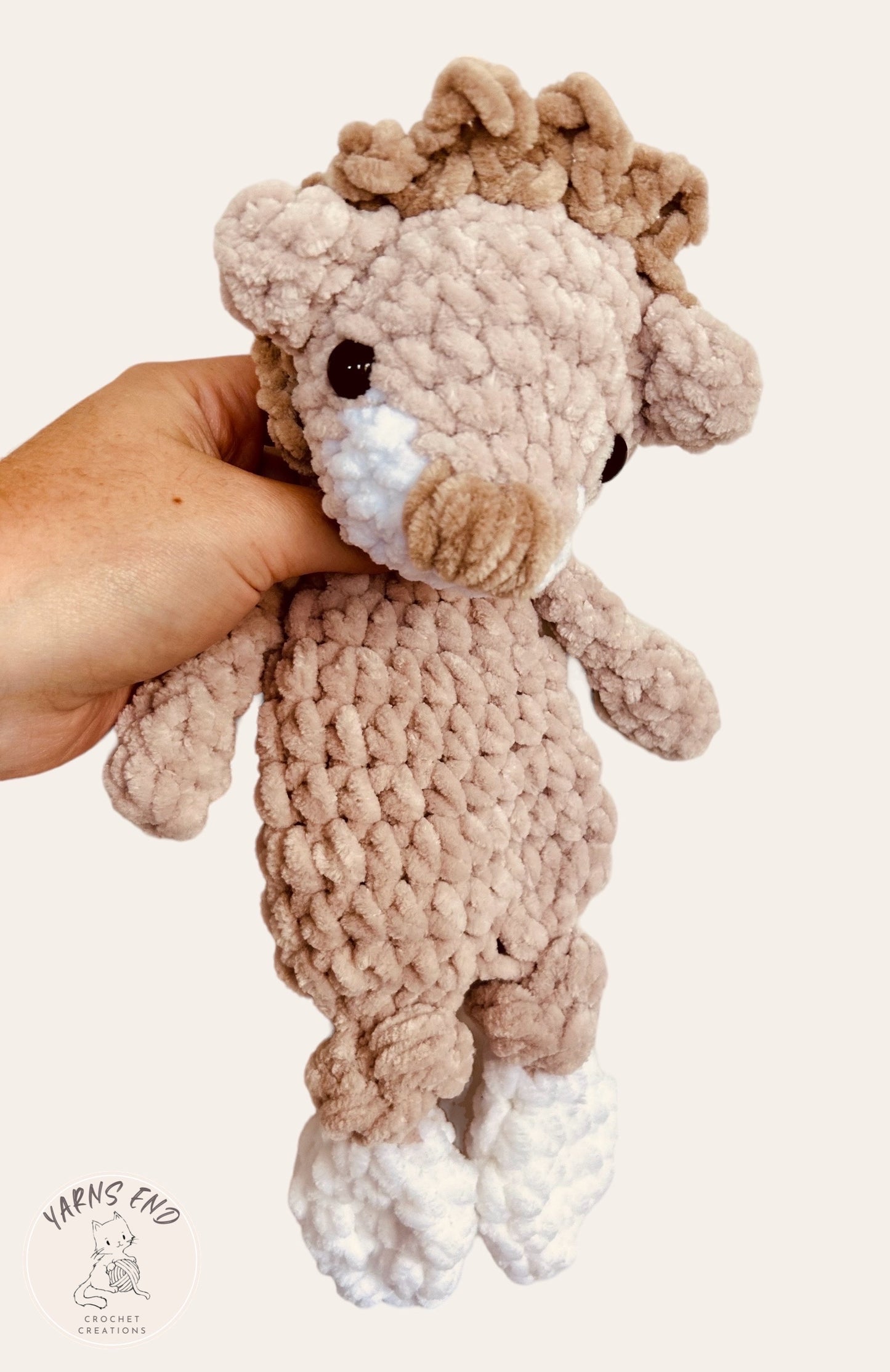Crochet Snuggler – Mini Leo the Legendary Lion (Lovey Style)